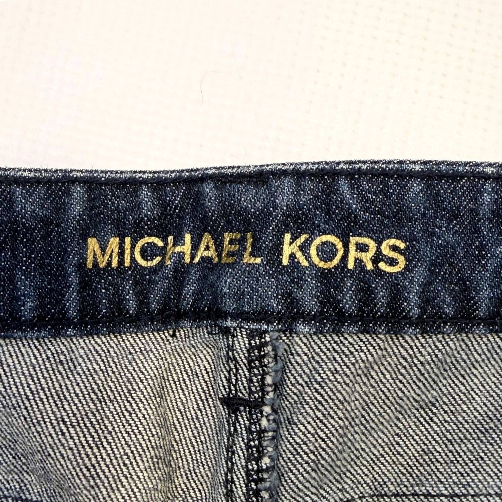 Michael Kors Michael Kors Jeans Womens 10 Blue Wide-Leg Mid Rise Denim Pockets 100% Cotton Size 32" / US 10 / IT 46 - 5 Thumbnail