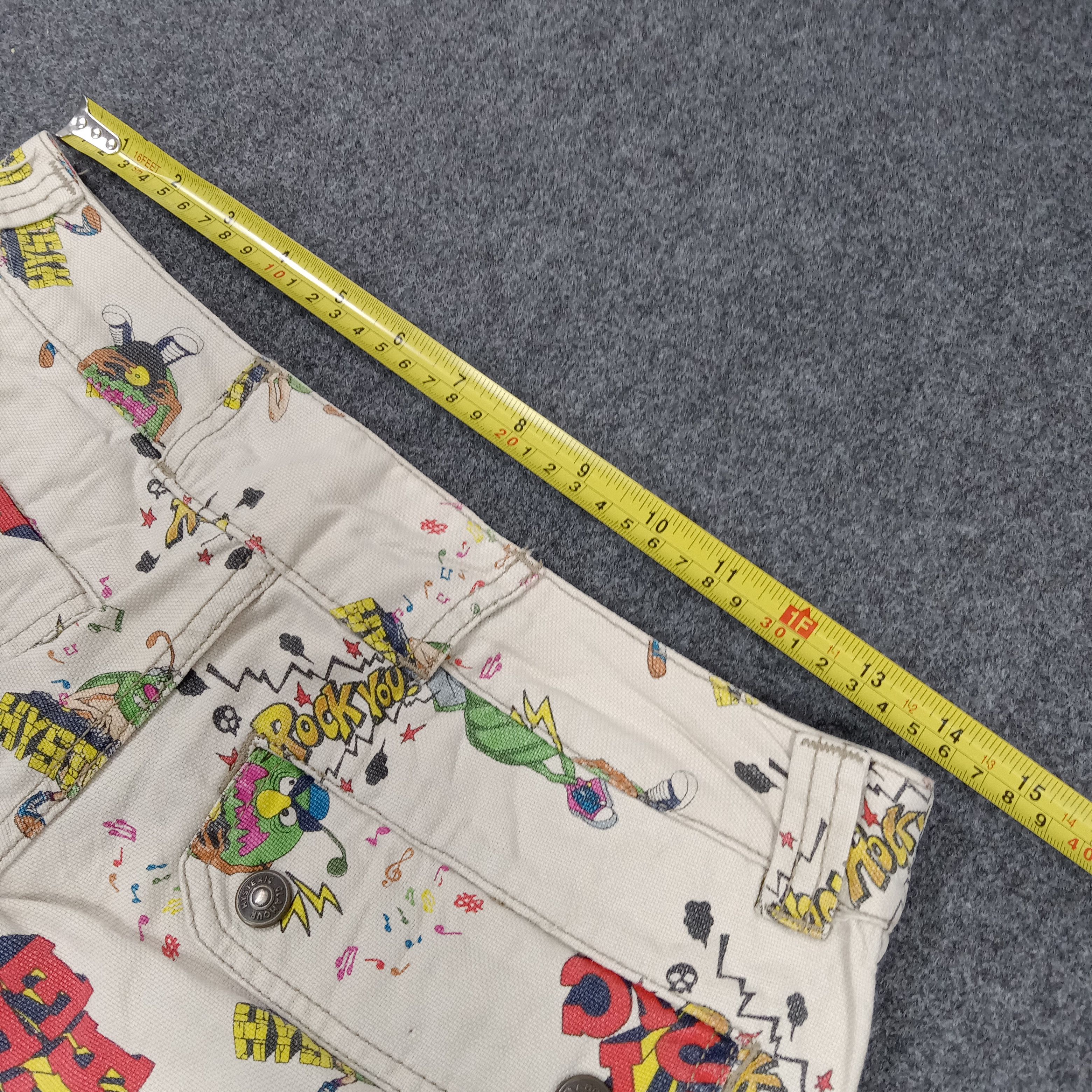 Hysteric Glamour Hysteric Glamour Japanese Brand Cartoon Cargo Pants E1A32 Size US 28 / EU 44 - 8 Thumbnail