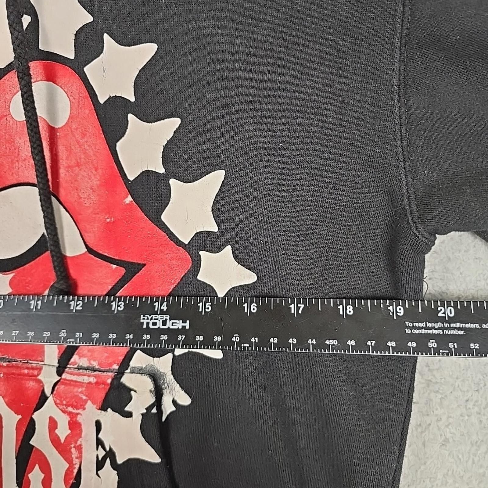 Vintage Evol Love Is A Drug Hoodie Black/ Red Size XS Size US XS / EU 42 / 0 - 9 Thumbnail