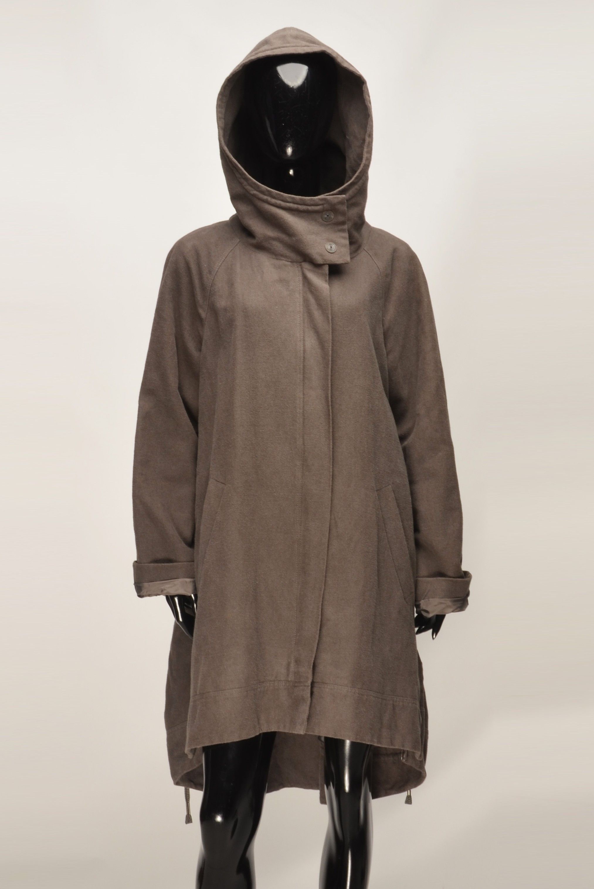Annette Gortz Annette Gortz Avant Garde Hooded Oversized A-Line Coat Size XS / US 0-2 / IT 36-38 - 12 Thumbnail
