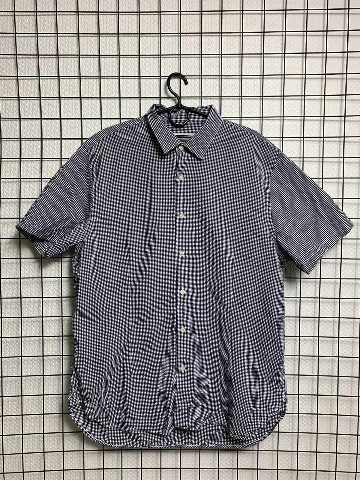 Orlebar Brown Orlebar Brown Mens Cotton Indigo Blue Summer Shirt Size US XL / EU 56 / 4 - 9 Thumbnail