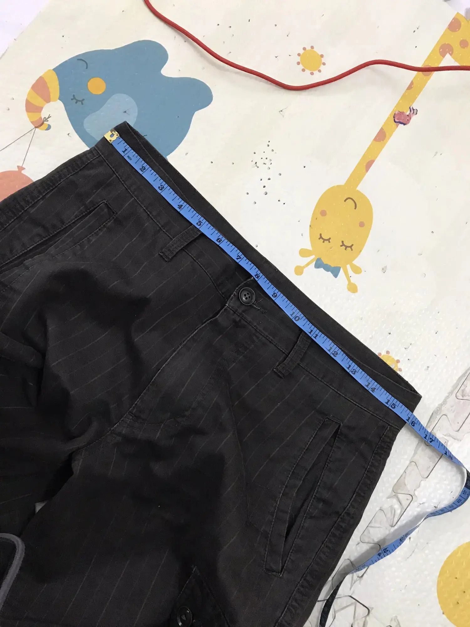 Japanese Brand Takeo Pinstripe fatigue cargo pants Size US 32 / EU 48 - 5 Thumbnail