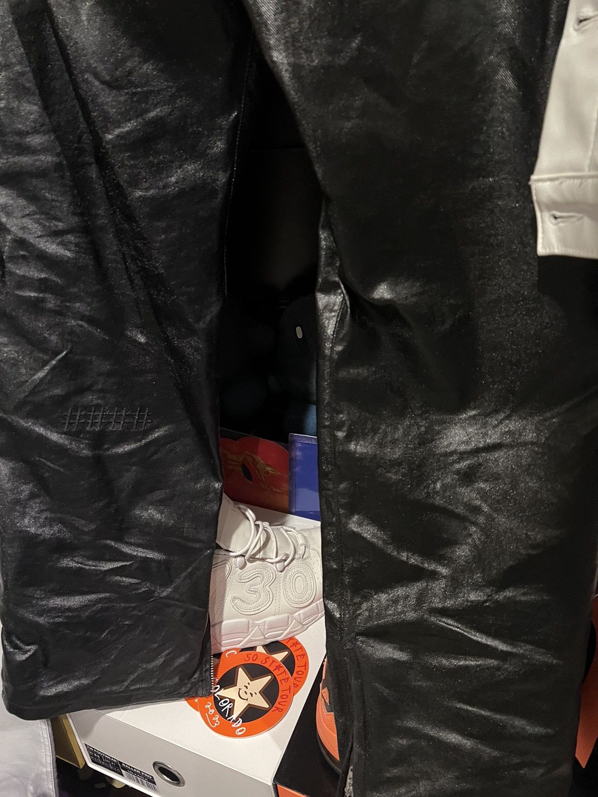 Designer × Osbbat Oil Wax Denim Pants | Osbatt | years of tears | BySlik Size US 32 / EU 48 - 5 Thumbnail