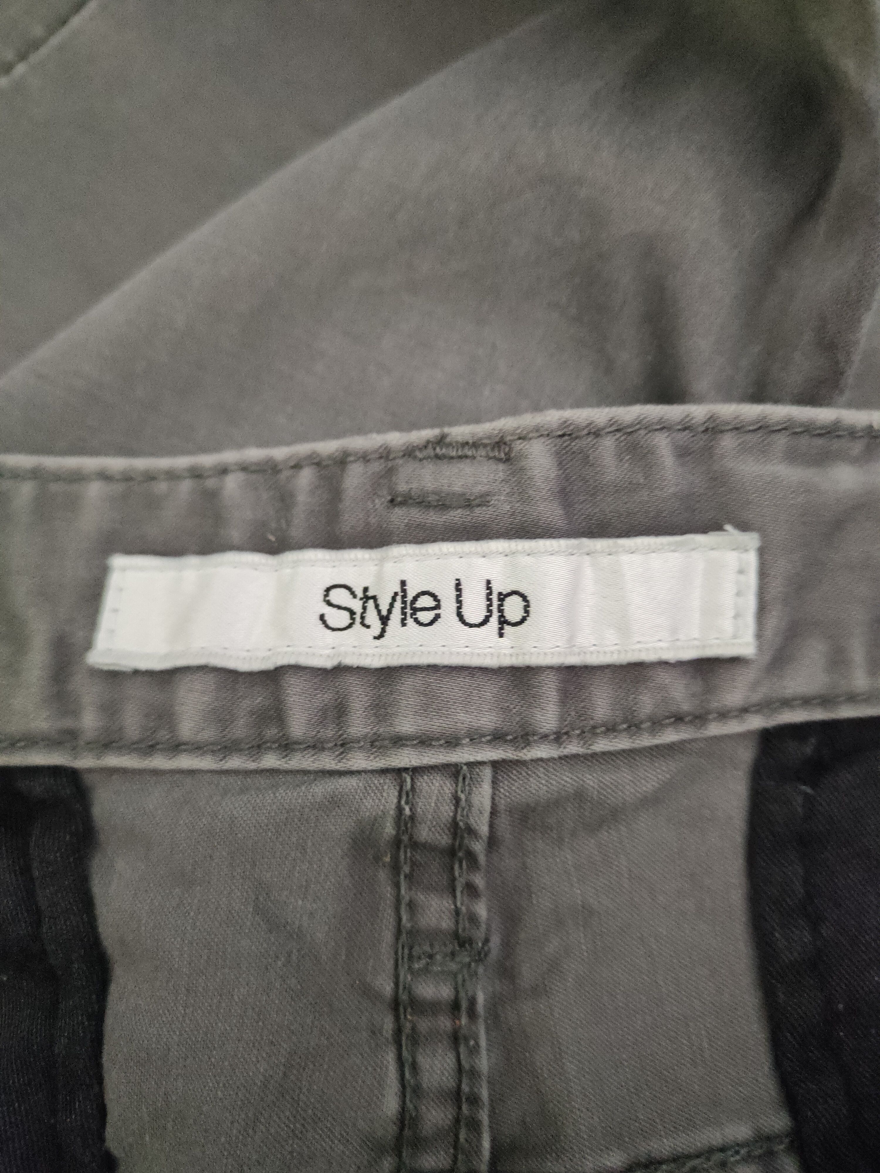 Japanese Brand DL Style Up Gray Multipocket Tactical Cargo Pants #1479 Size US 31 - 14 Thumbnail