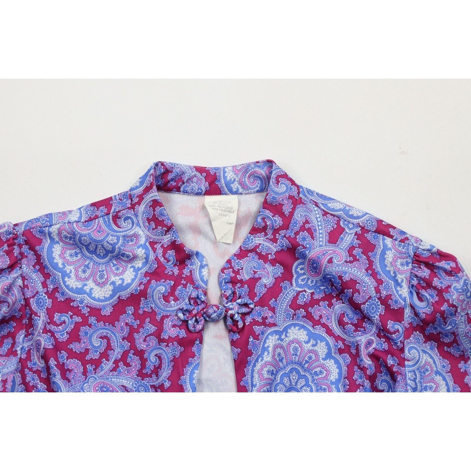 Vintage Vintage 70s Streetwear 2 Piece Knit Paisley Dress Size XXL / US 16-18 / IT 52-54 - 9 Thumbnail