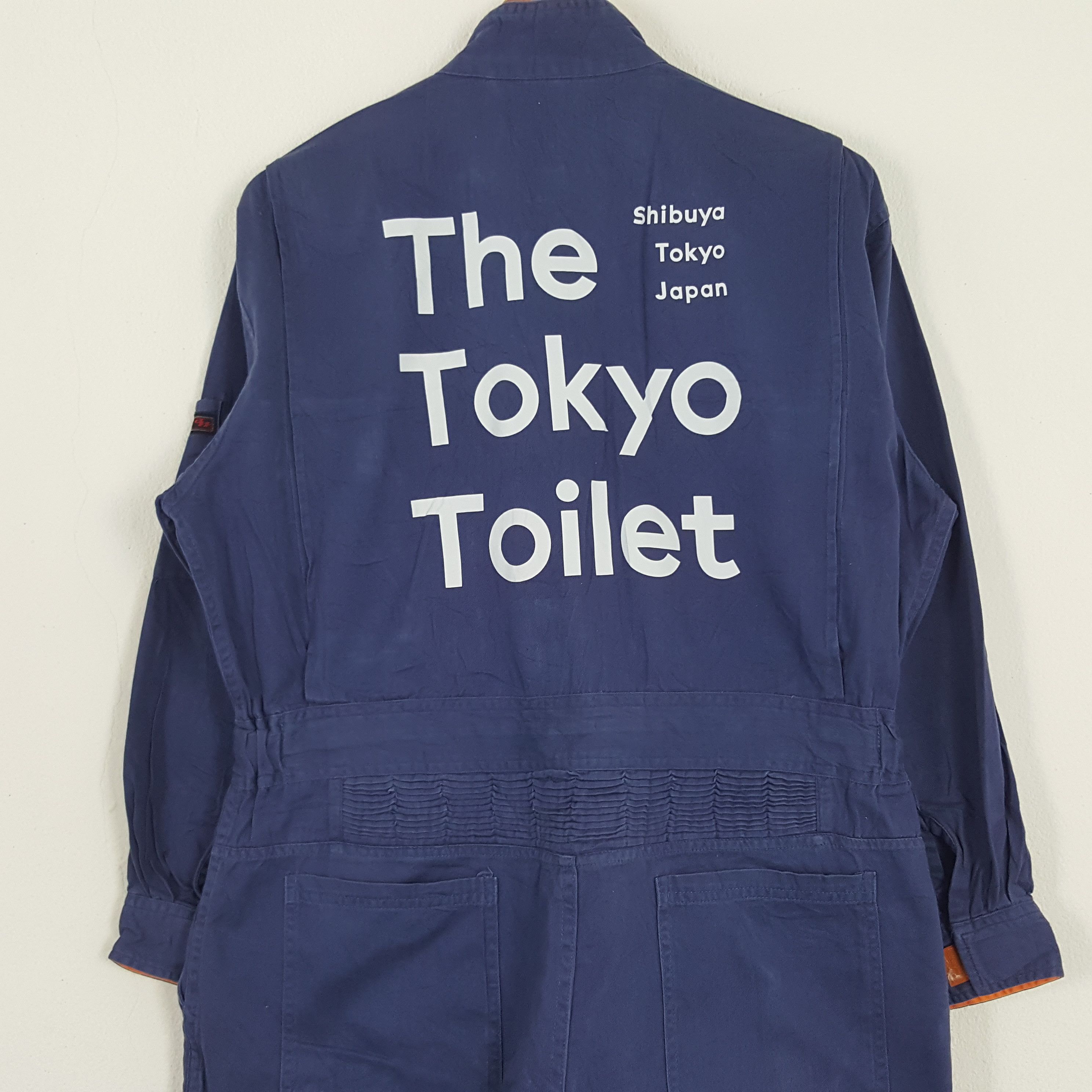 Japanese Brand × Vintage Vintage The Tokyo Toilet Japanese Work Coverall Jacket Size US M / EU 48-50 / 2 - 2 Thumbnail