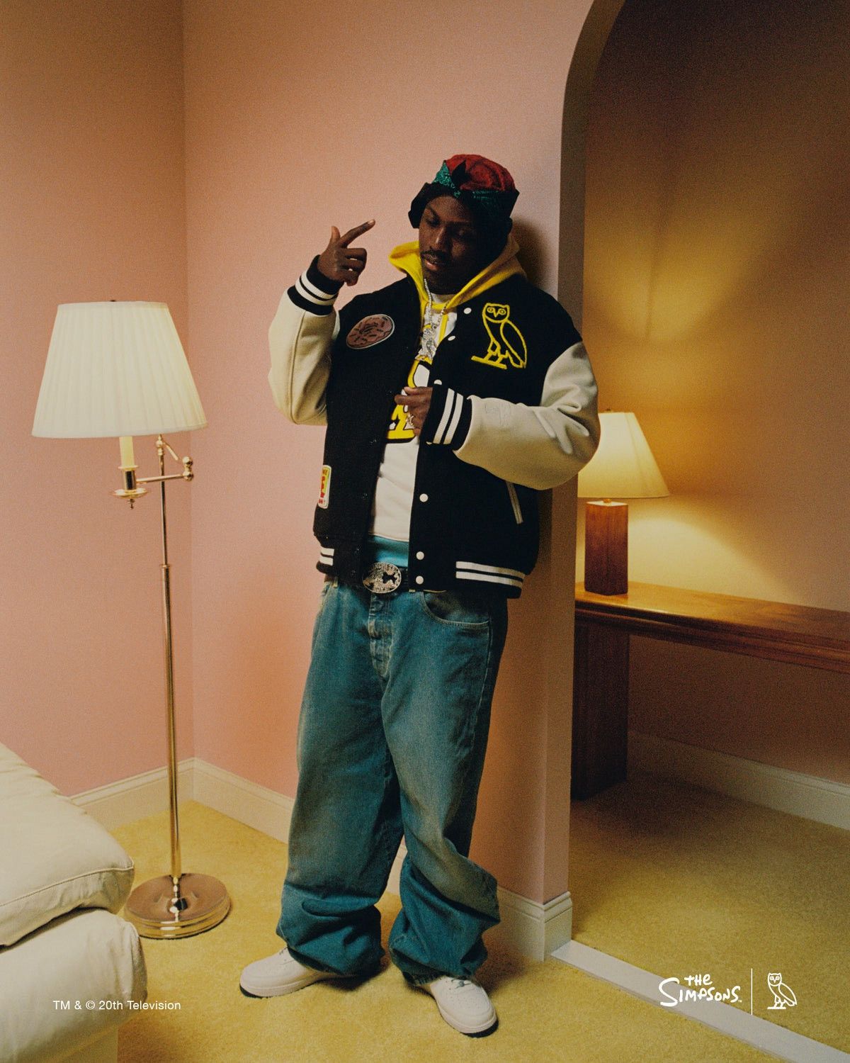 Disney × October's Very Own OVO x The Simpsons Varsity Jackets X-Large Size US XL / EU 56 / 4 - 2 Thumbnail