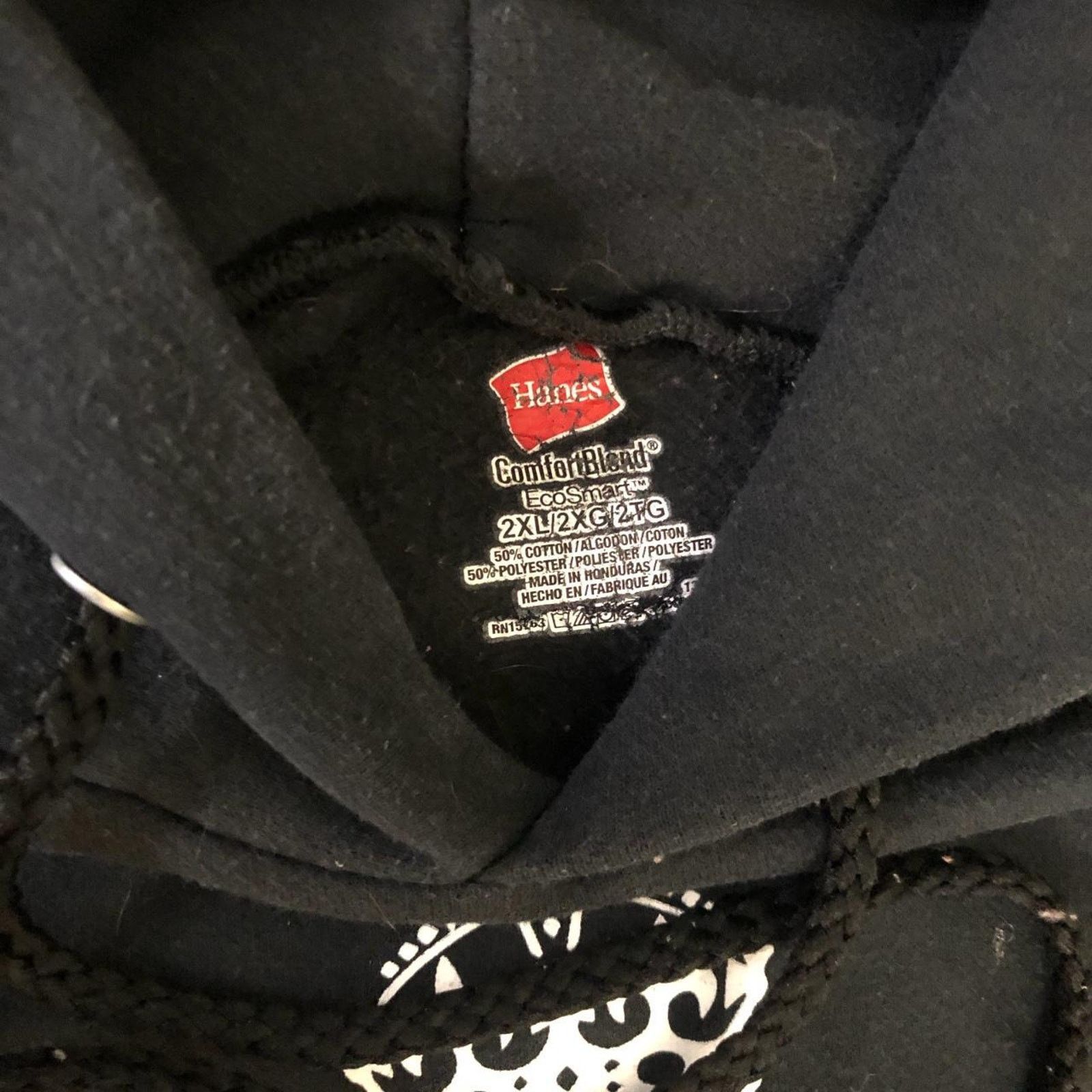 Hanes Black ‘Keep Calm & … Ok Not That Calm’ Graphic Hoodie Size XXL / US 16-18 / IT 52-54 - 4 Thumbnail