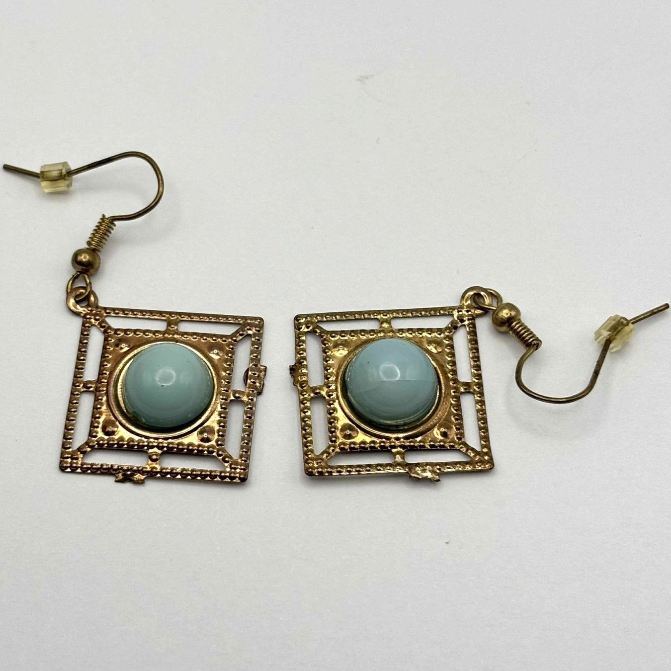 Other Gold & Blue Stone Earrings Size ONE SIZE - 3 Thumbnail