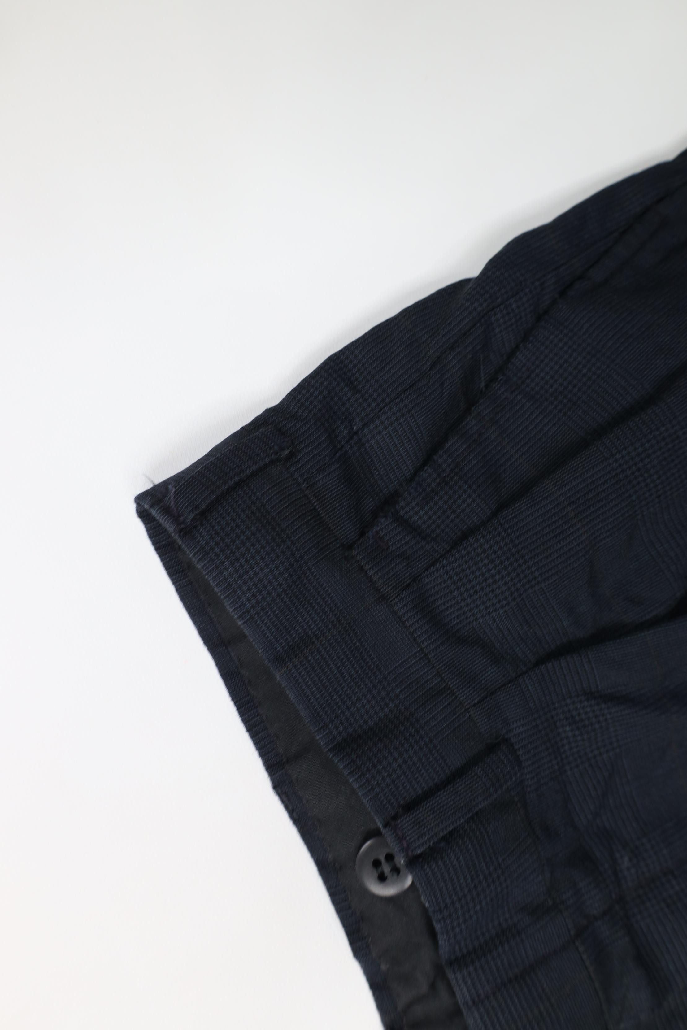 Burberry Vintage 90s Burberry Wool Knit Wide Leg Chino Pants Plaid Size US 32 / EU 48 - 10 Thumbnail