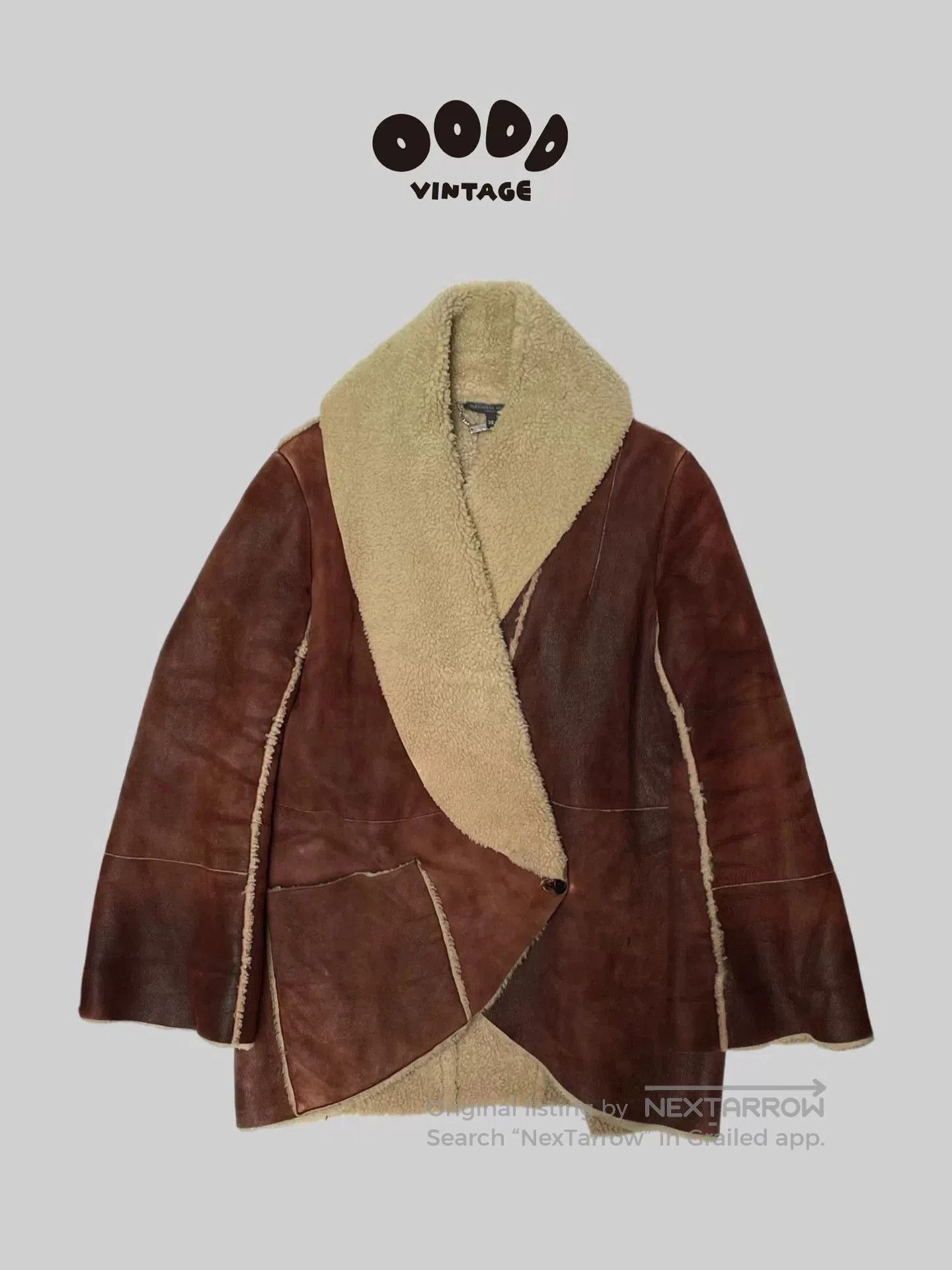 Alexander McQueen Alexander McQueen 2004 Coated Wool Coat. Size M / US 6-8 / IT 42-44 - 1 Thumbnail