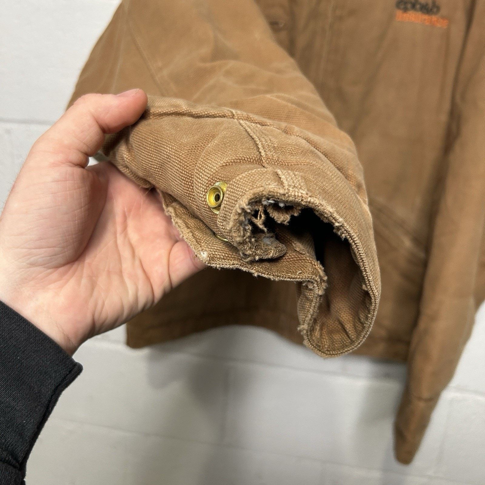 Other Vintage Tri-Mountain Quilted Detroit Style Jacket “Tan” Size US L / EU 52-54 / 3 - 8 Thumbnail
