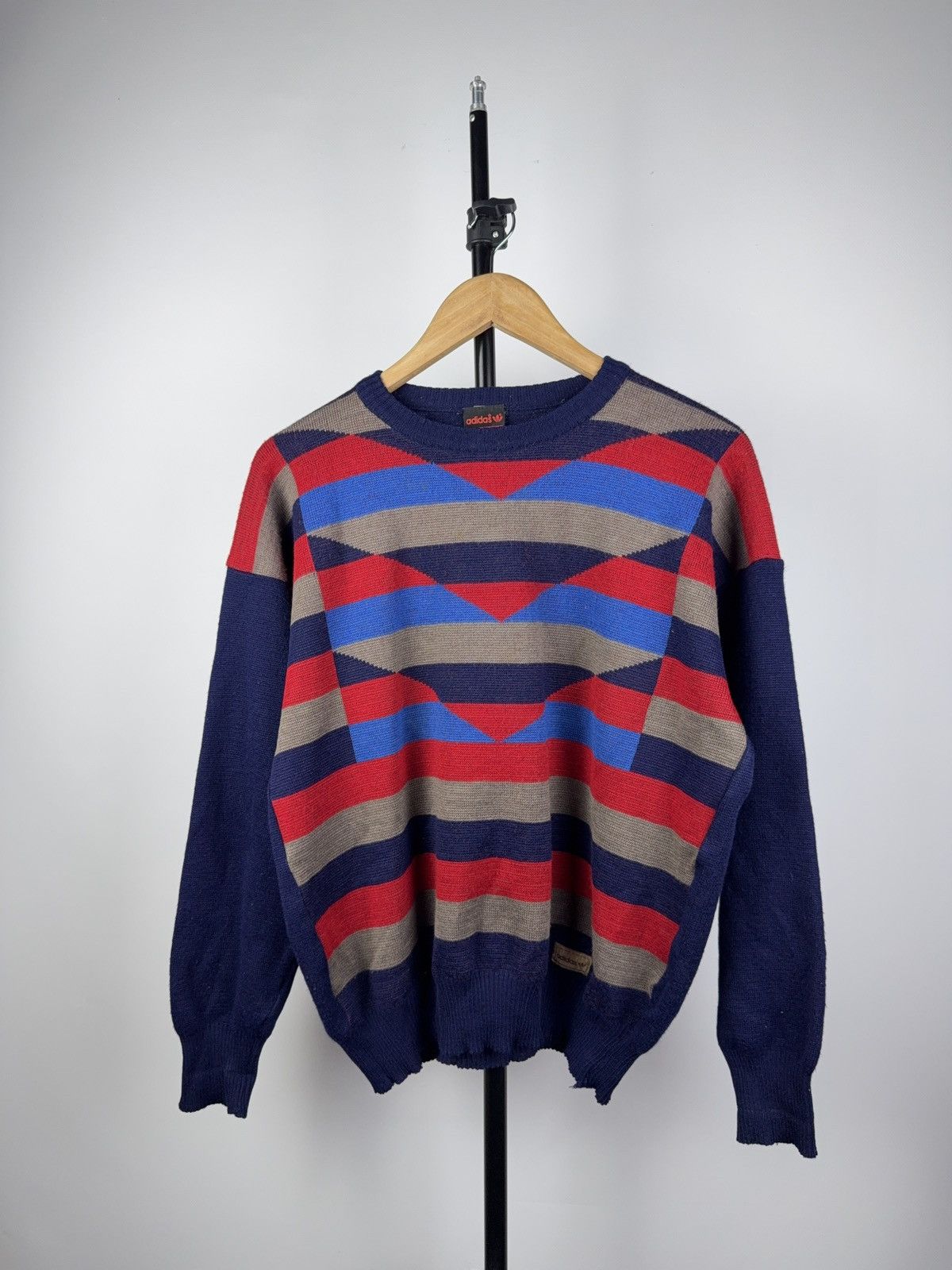 Vintage Adidas 80-90s made in England knitted sweater