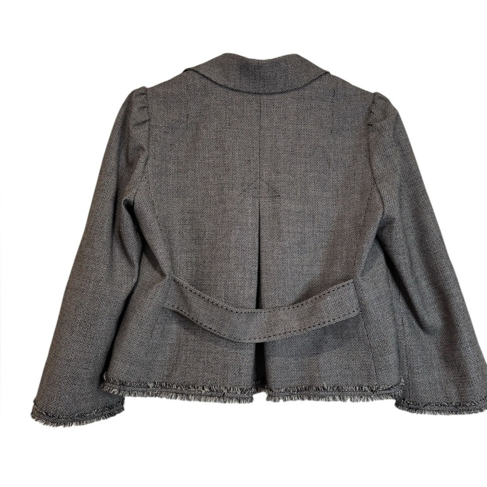 Rebecca Taylor Rebecca Taylor Wool Tweed Cropped Blazer Size 10 Size L / US 10 / IT 46 - 2 Thumbnail