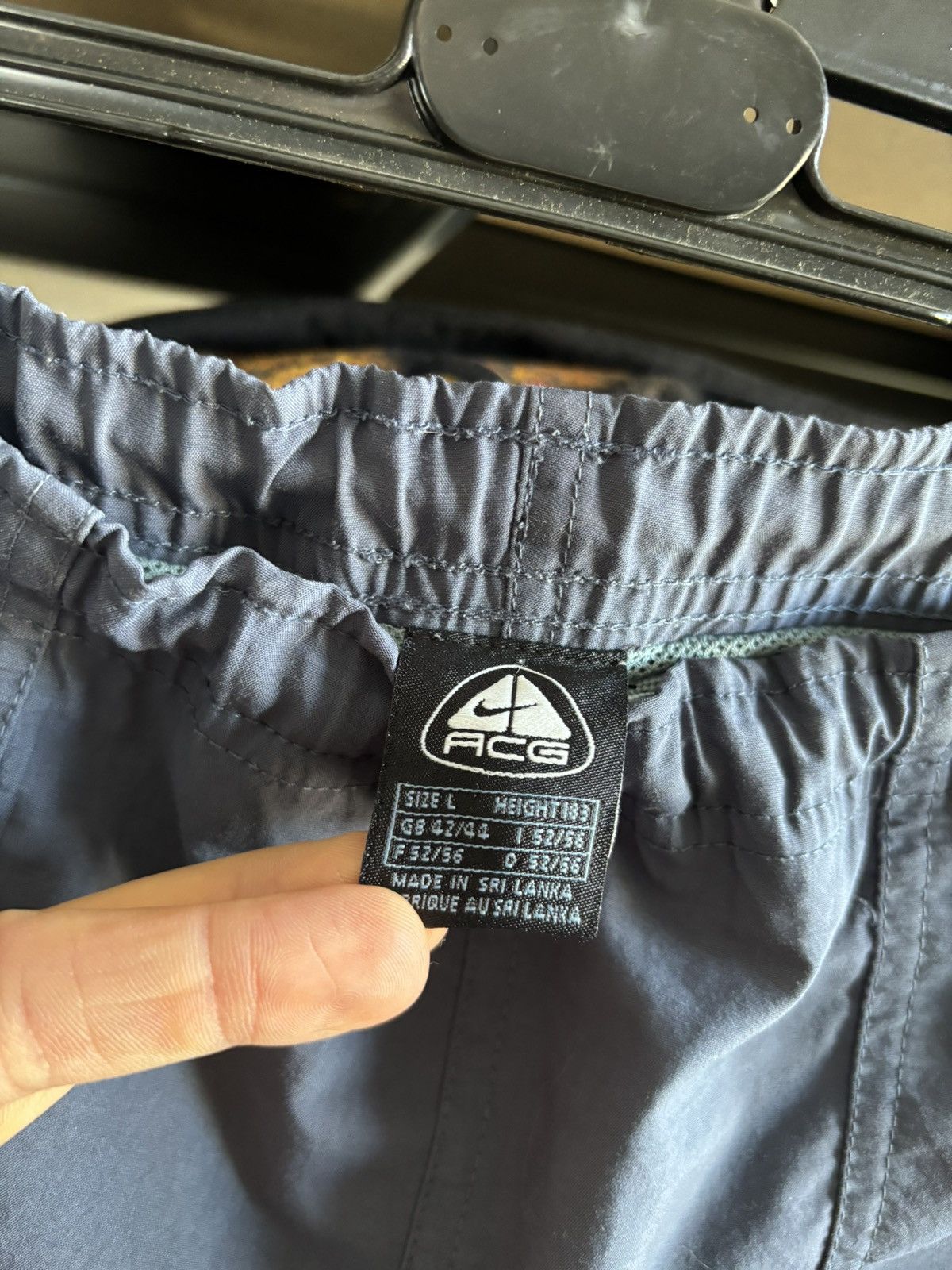 Nike ACG Vintage Nike Acg Shorts Tech Blue Drip Streetwear 90s Size US 36 / EU 52 - 3 Thumbnail