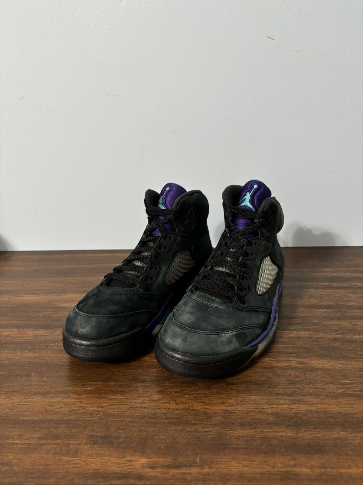 image of Jordan Nike Jordan 5 Retro Black Grape 2013 Shoes, Men's (Size 11)