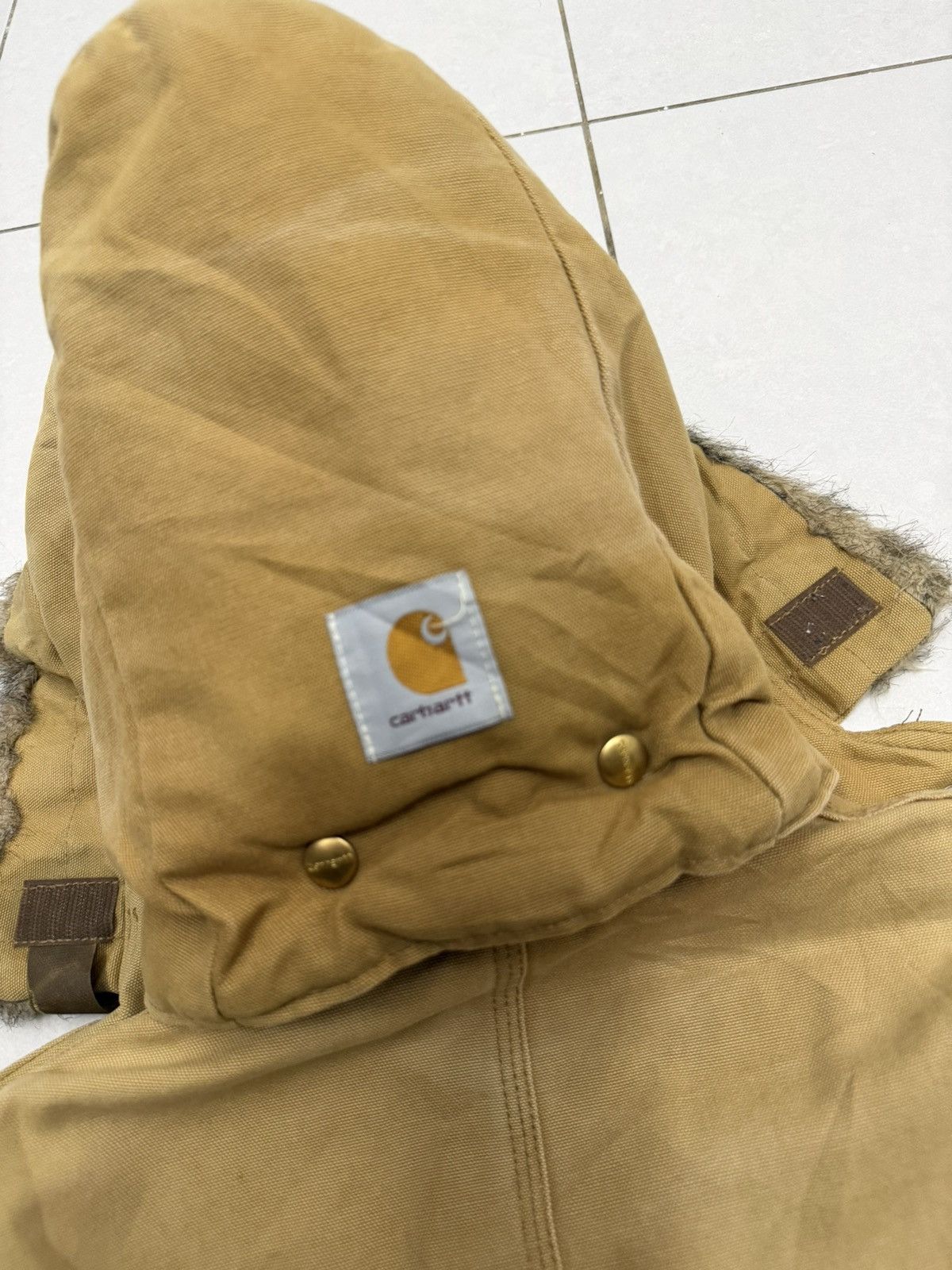 Carhartt Vintage Carhartt USA Hooded Jacket Size US L / EU 52-54 / 3 - 14 Thumbnail