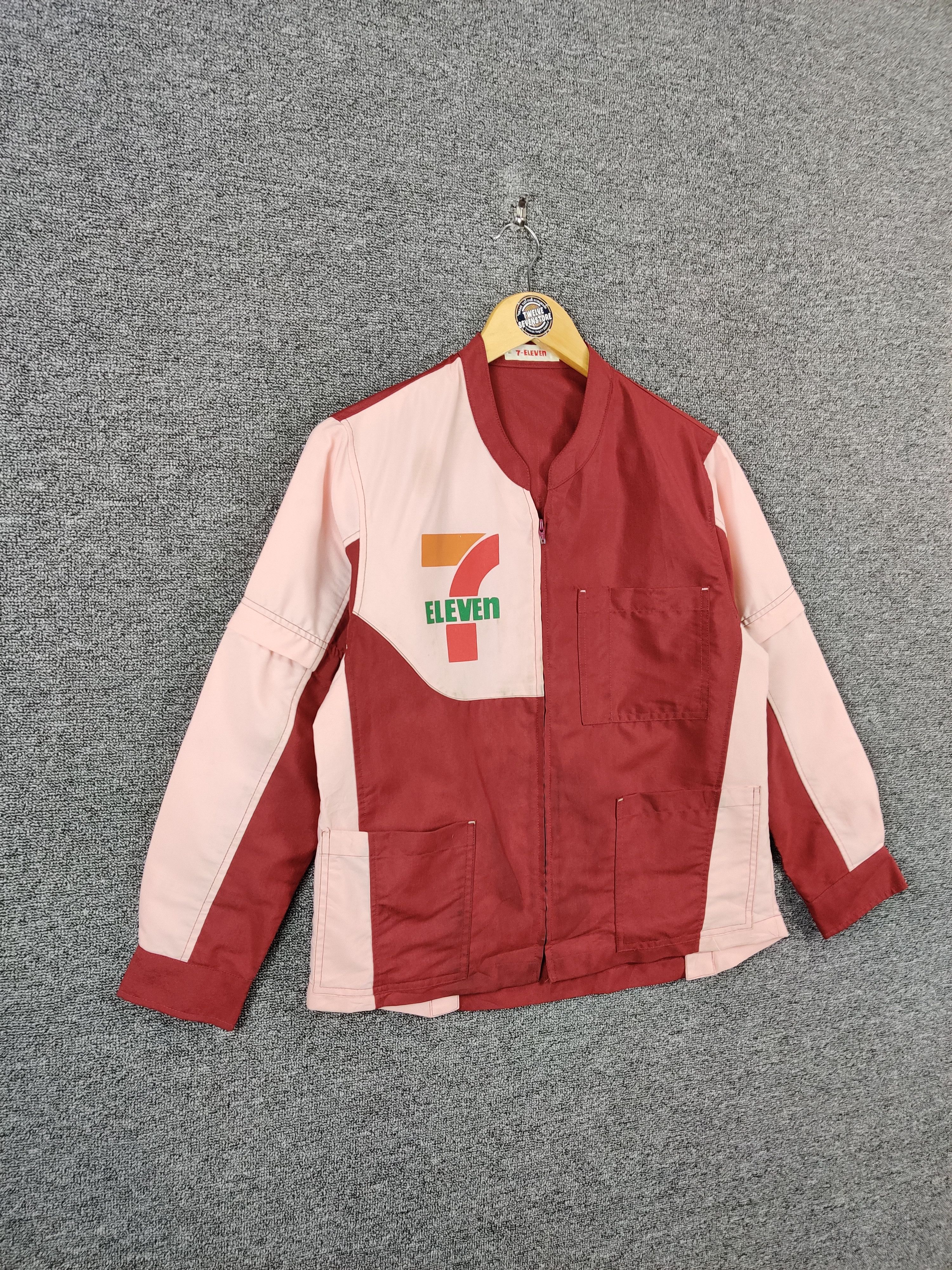 Japanese Brand Vintage 7eleven Uniform Workers Long Sleeve Shirt Size US M / EU 48-50 / 2 - 7 Thumbnail