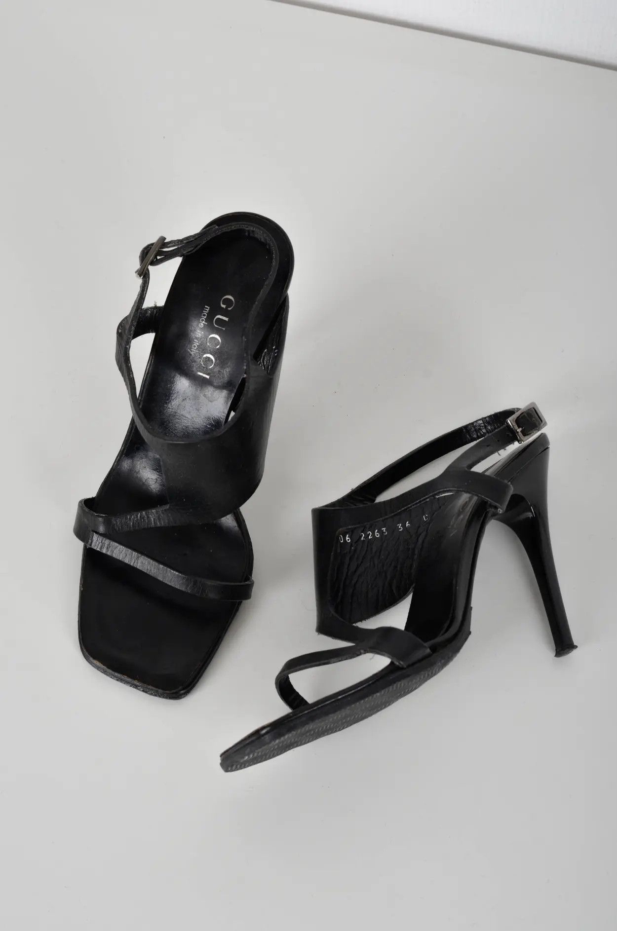 Gucci Shoes Sandals Mules Heels Tom Ford Vintage in Black, Women's (Size 5)