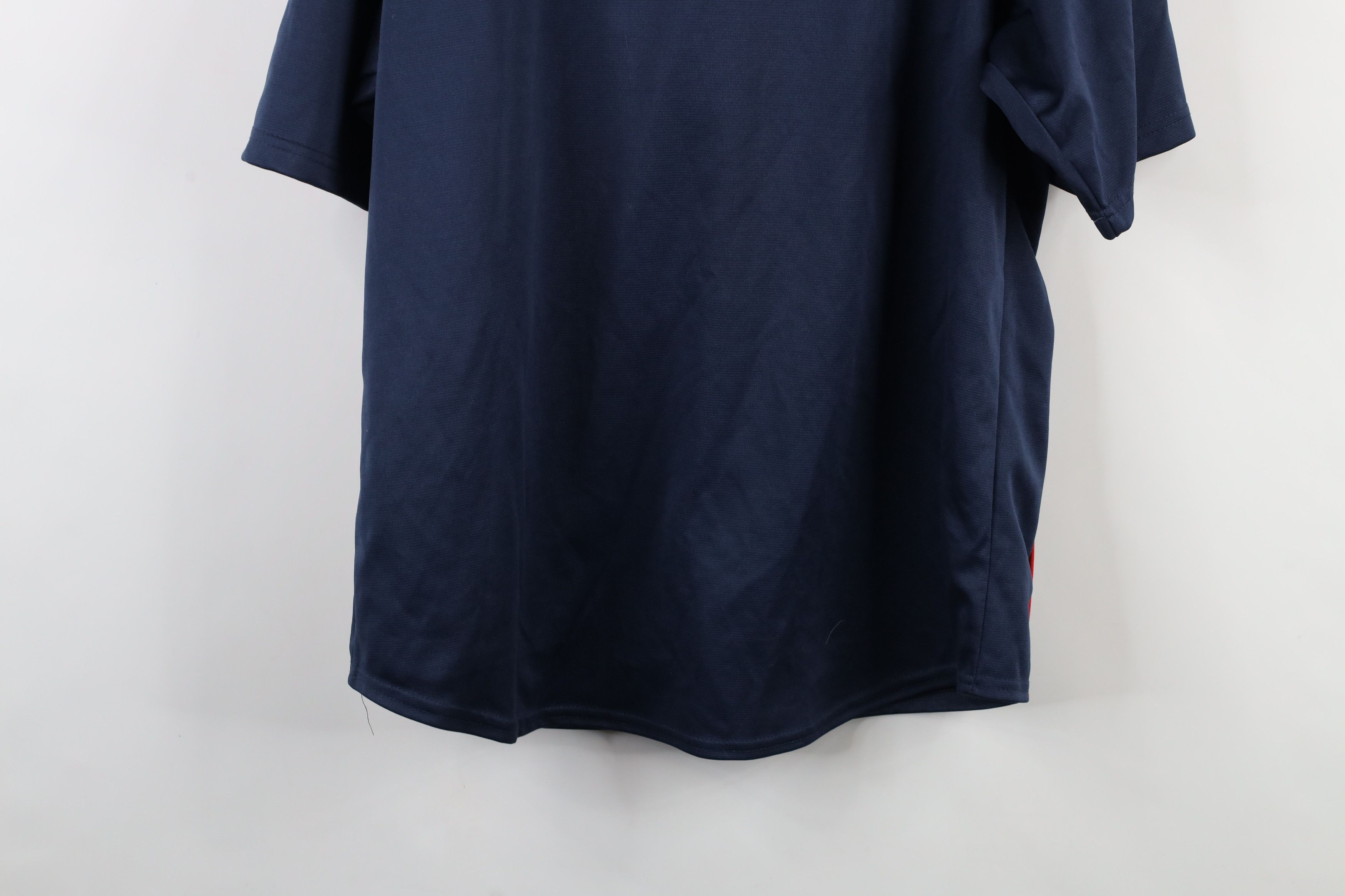 Vintage Vintage Y2K Cleveland Indians Baseball Jersey Navy Blue Red Size US XL / EU 56 / 4 - 14 Thumbnail