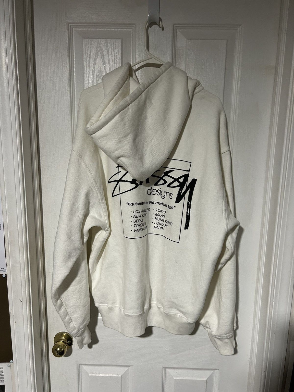 Stussy Stussy Modern Age Pig Dyed Zip Up Hoodie Size XL Size US XL / EU 56 / 4 - 2 Thumbnail
