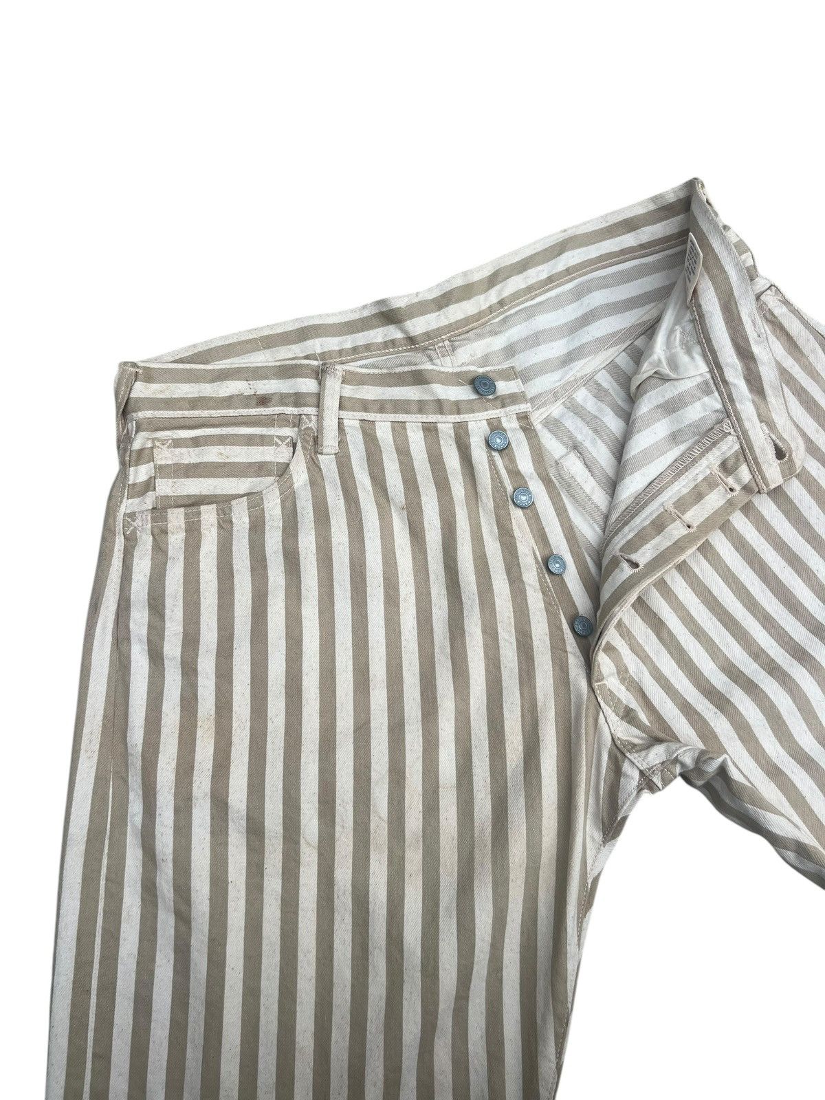 Evisu Dirty Stains Denim Vintage Evisu Stripes Selvedge Short Pant Size US 36 / EU 52 - 8 Thumbnail