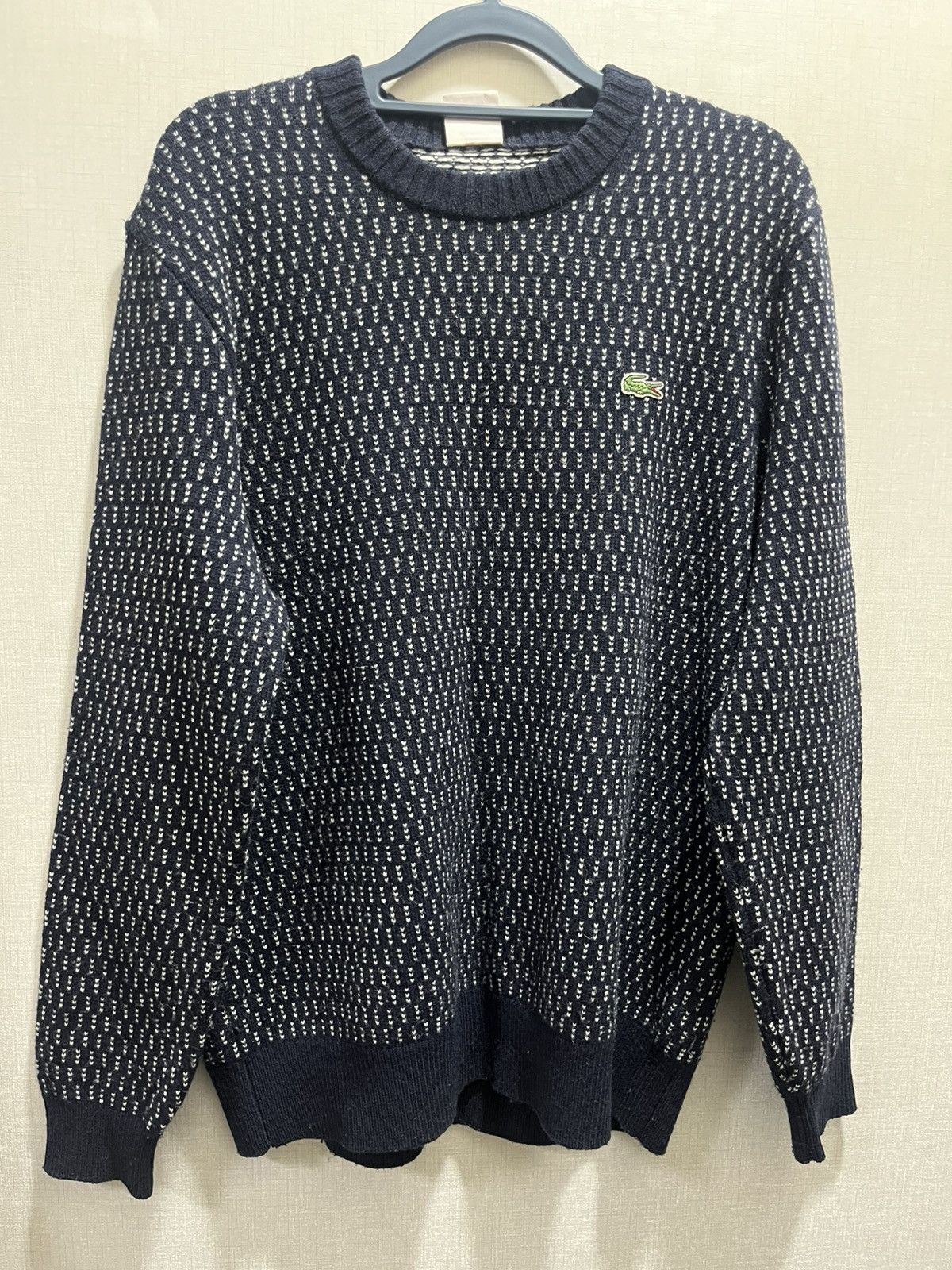 Japanese Brand × Vintage lacoste y2k oldscool jpn vintage knit Size US M / EU 48-50 / 2 - 1 Thumbnail