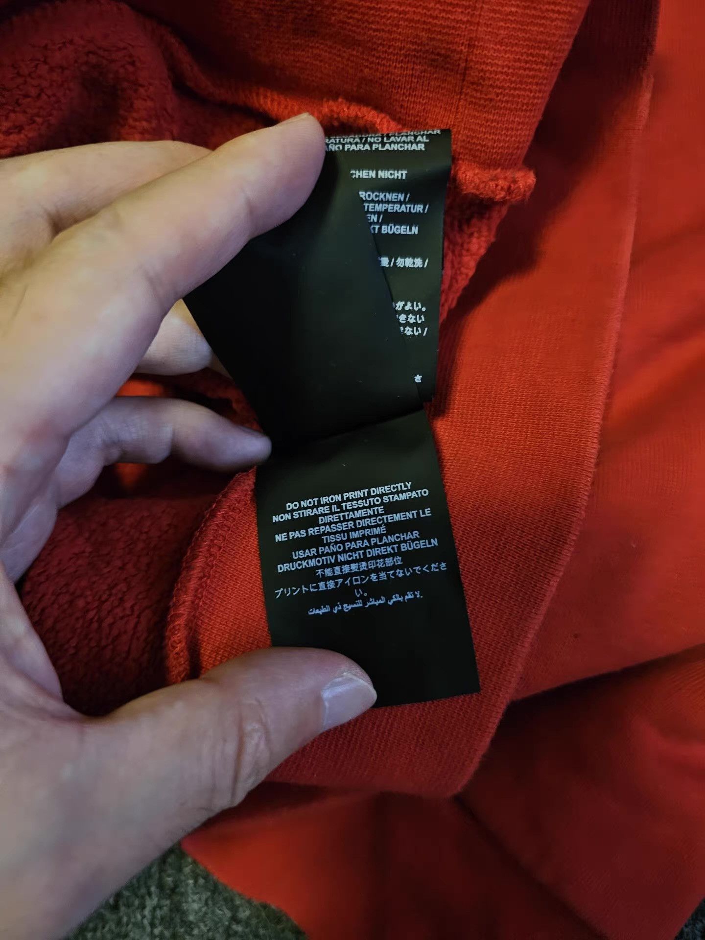 Palm Angels Palm Angels red hoodie Size US M / EU 48-50 / 2 - 8 Thumbnail