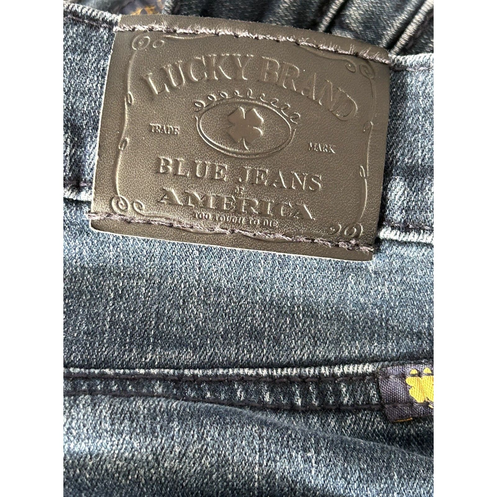 Lucky Brand Lucky Brand Brooke Capri Jeans Womens Regular Size 0/25 Blue Denim 5-Pocket Design Distressed Logo Size 25" / US 0 / IT 36 - 8 Thumbnail