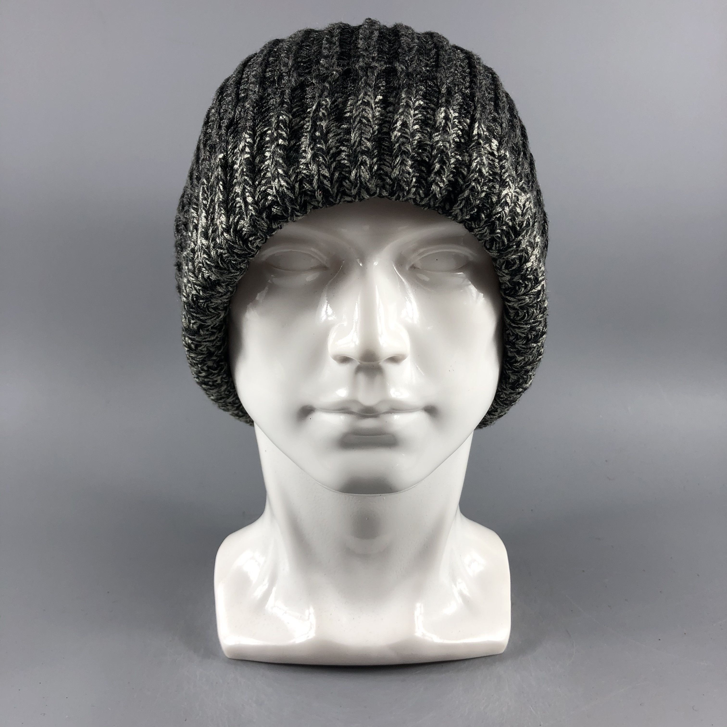 image of Uniqlo Stripe Beanie Snow Hat Snow Cap -D291, Men's