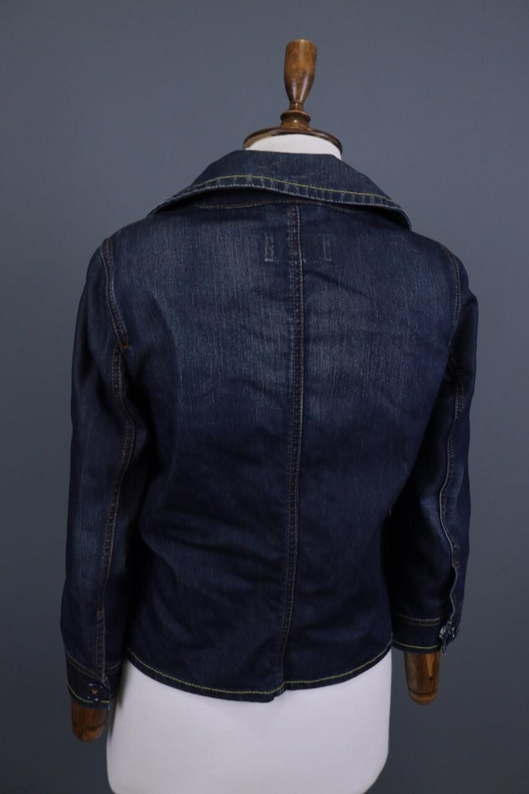 Escada Escada Blue Denim Three Button Blazer Jacket Size 36 Size M / US 6-8 / IT 42-44 - 11 Thumbnail
