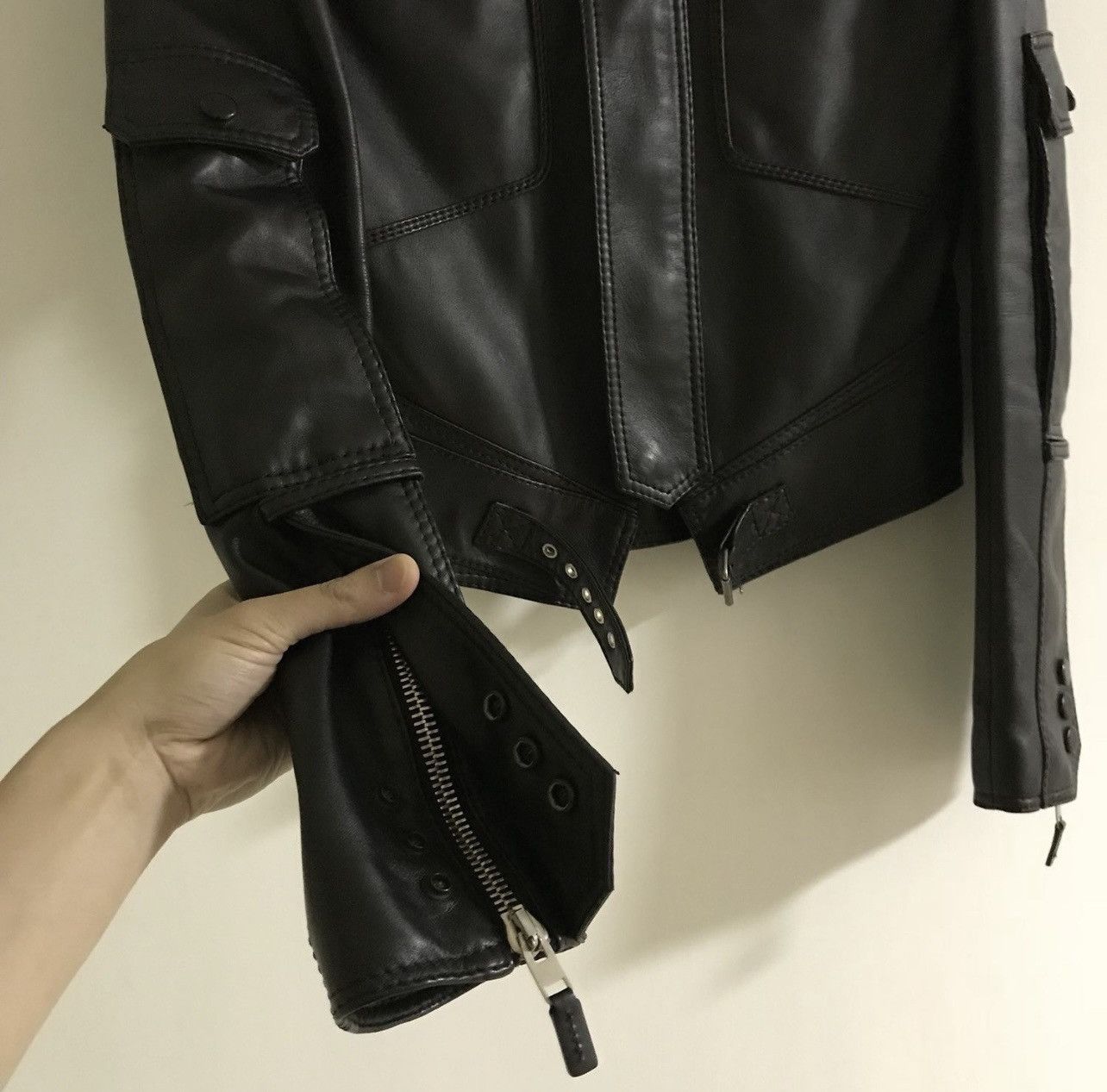 Hedi Slimane dior homme 07SS leather jacket 44 slp celjne ysl hedi Size US S / EU 44-46 / 1 - 5 Thumbnail