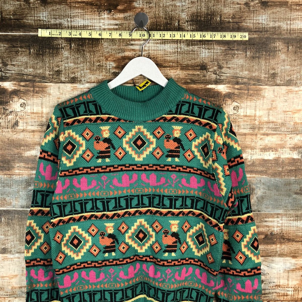 Vintage Japanese Brand art vintage Green Knitwear #A1699 Size US S / EU 44-46 / 1 - 5 Thumbnail
