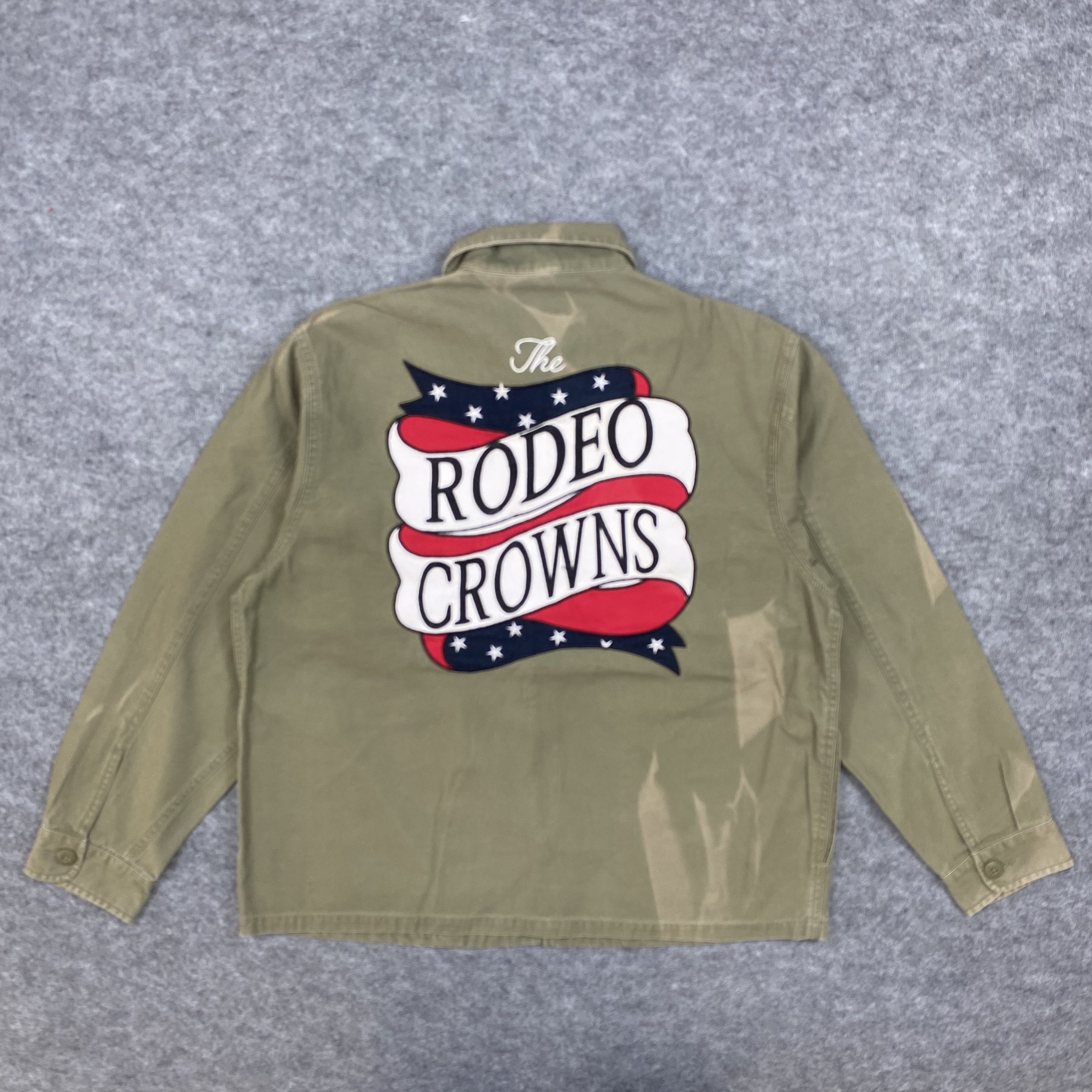 Japanese Brand RODEO CROWNS Wide Japanese Brand Military Shirt Jacket-J598 Size US L / EU 52-54 / 3 - 1 Thumbnail