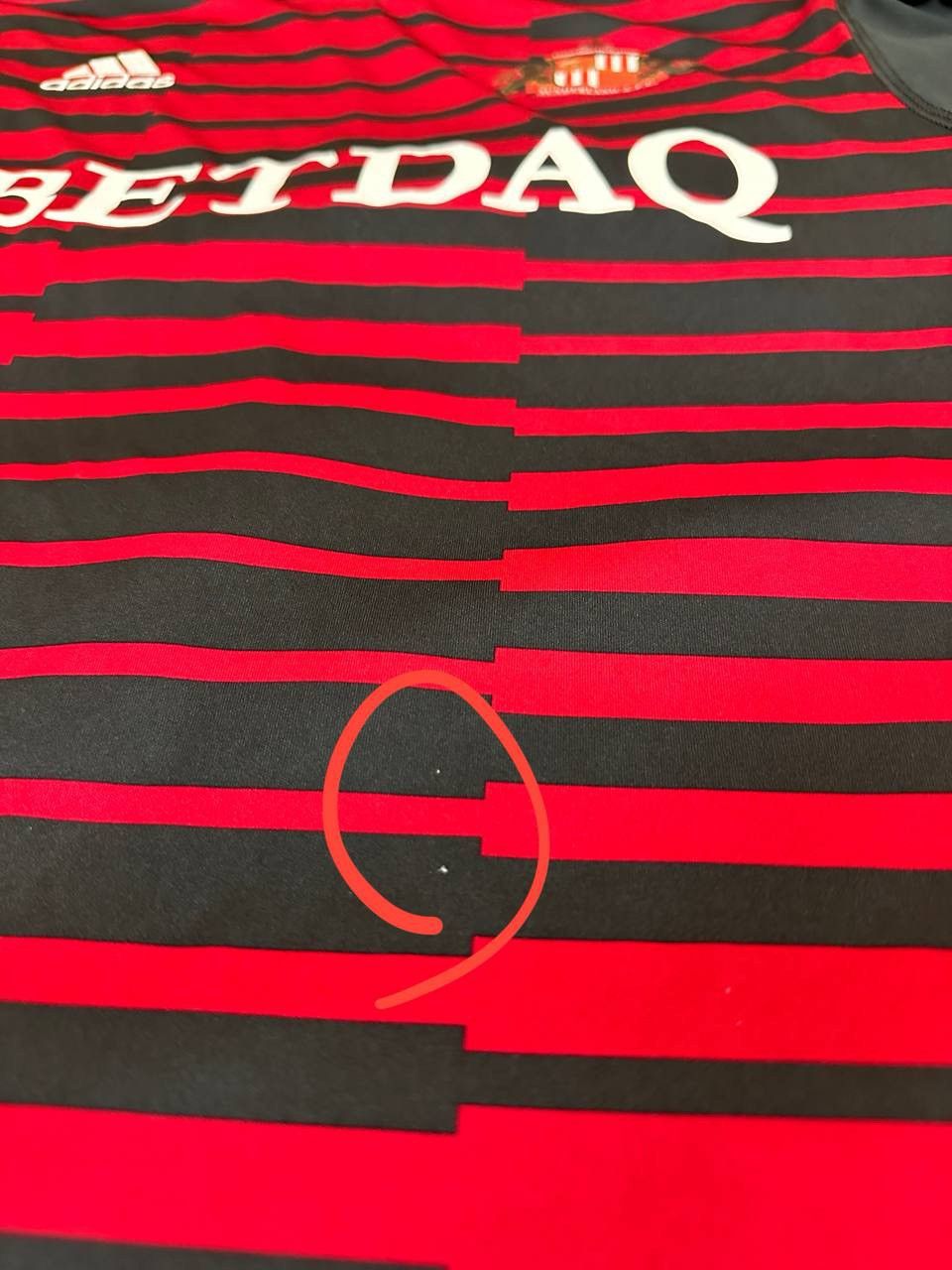 Adidas 🔥 2018 2019 Sunderland AFC Goalkeeper Jersey T Shirt Size US L / EU 52-54 / 3 - 6 Thumbnail