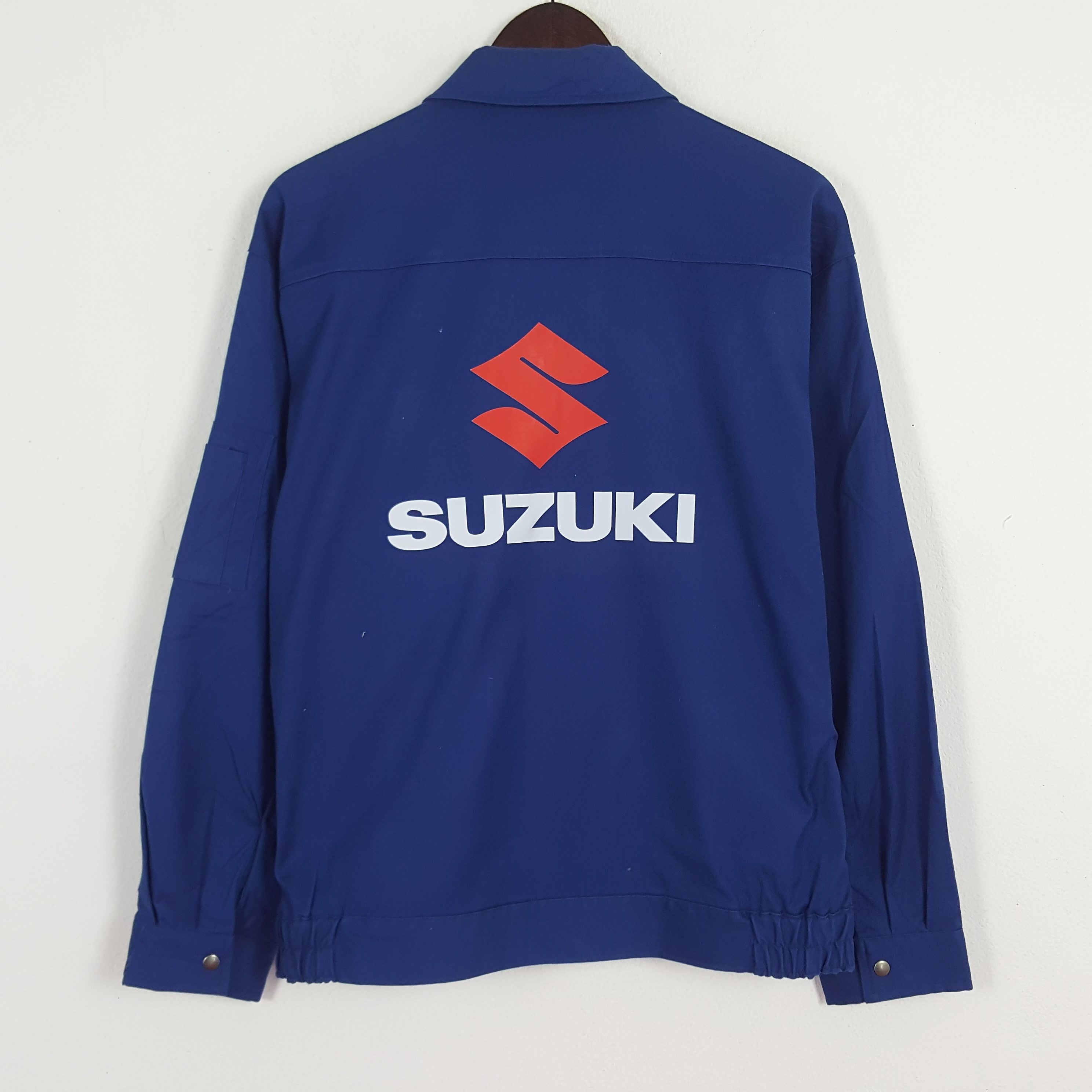 Japanese Brand × Vintage Vintage Suzuki Racing Custom Logo Worker Sport Japan Jacket Size US L / EU 52-54 / 3 - 1 Thumbnail