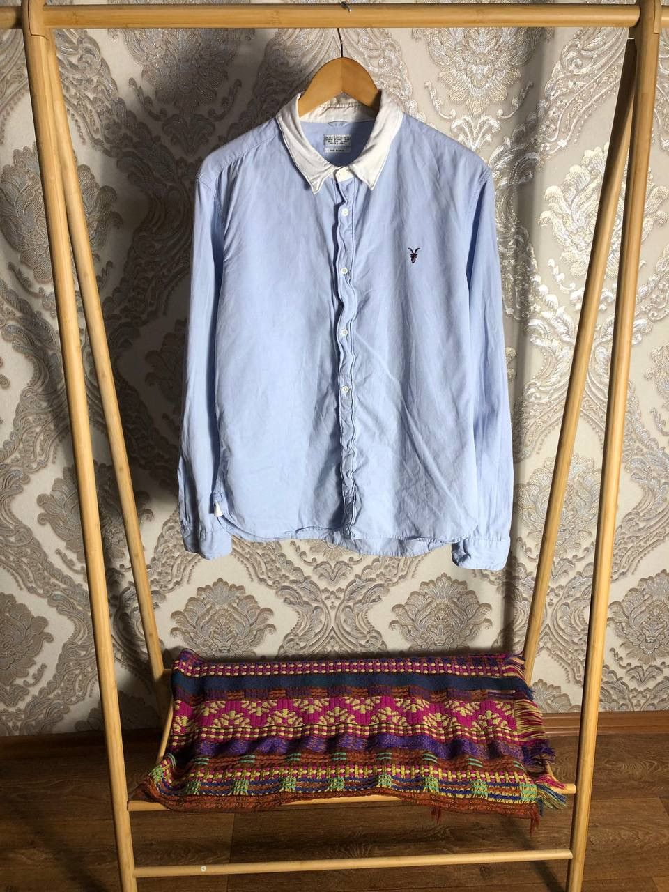 Allsaints × Vintage VERY RARE ALLSAINTS JAPAN STYLE DESIGNER CLASSIC SHIRT 90s Size US XL / EU 56 / 4 - 1 Thumbnail