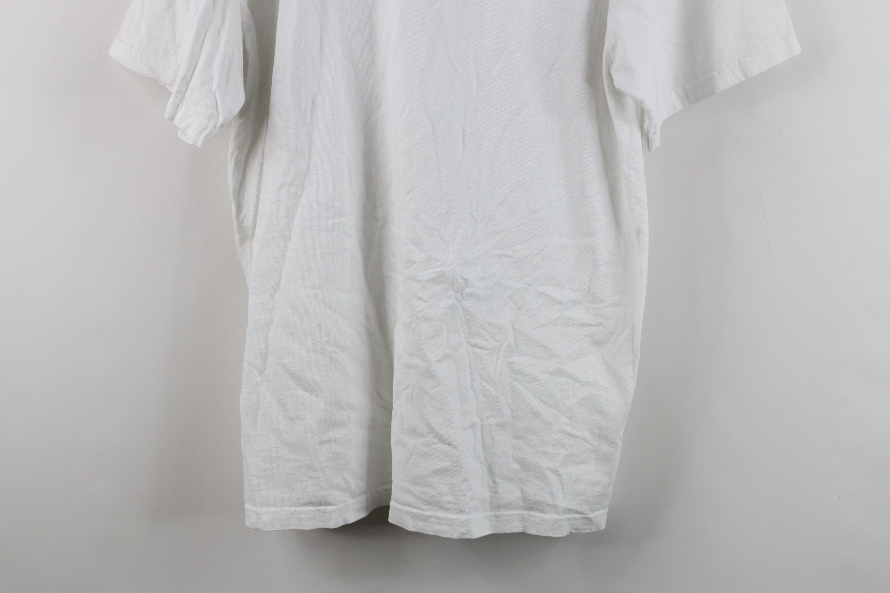 Nike Vintage 90s Y2K Nike Travis Scott Mini Swoosh T-Shirt White Size US L / EU 52-54 / 3 - 13 Thumbnail