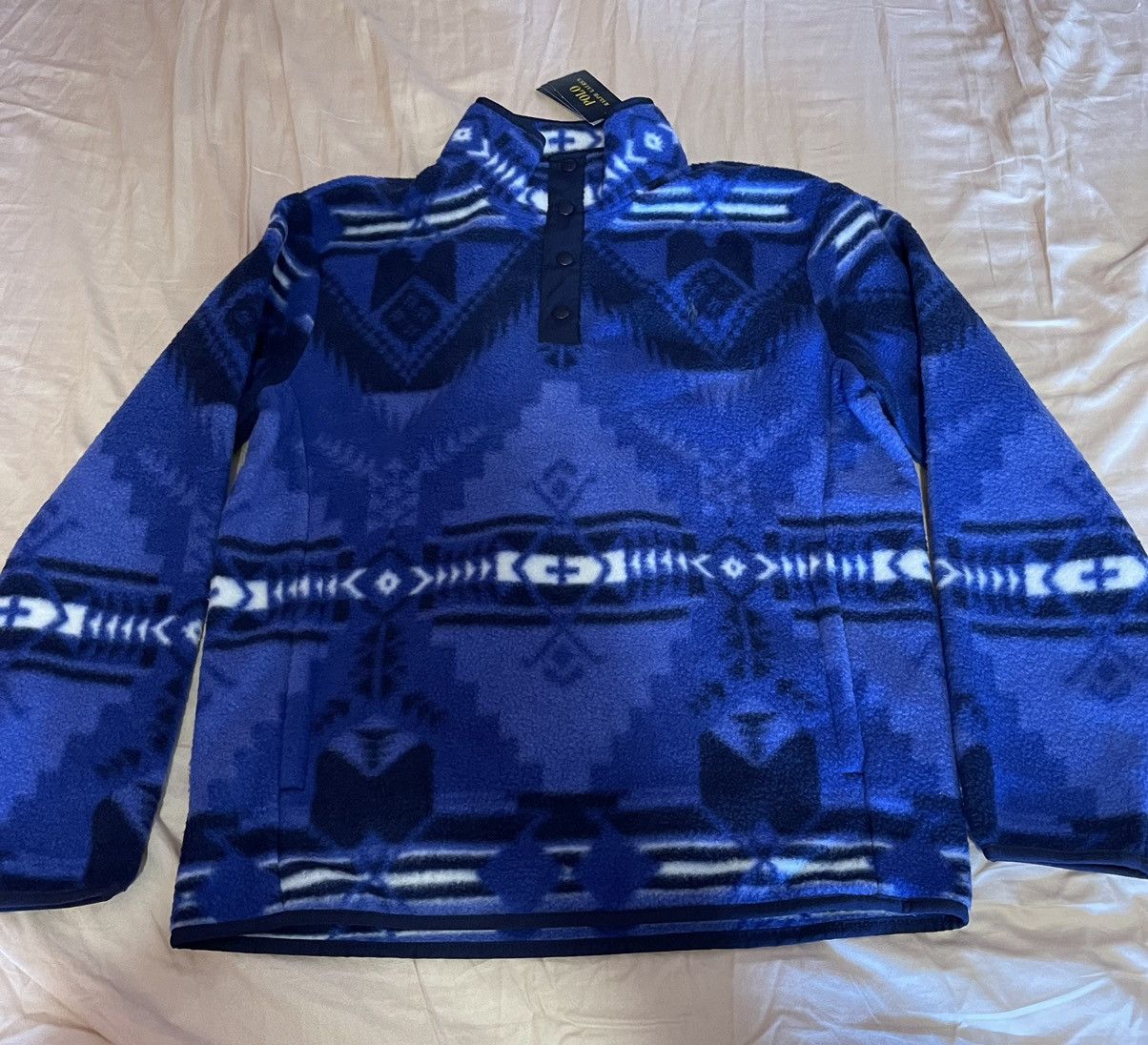 image of Polo Ralph Laurent Southwestern Fleece Stadium 1992 P Wing, Men's (Size Small)