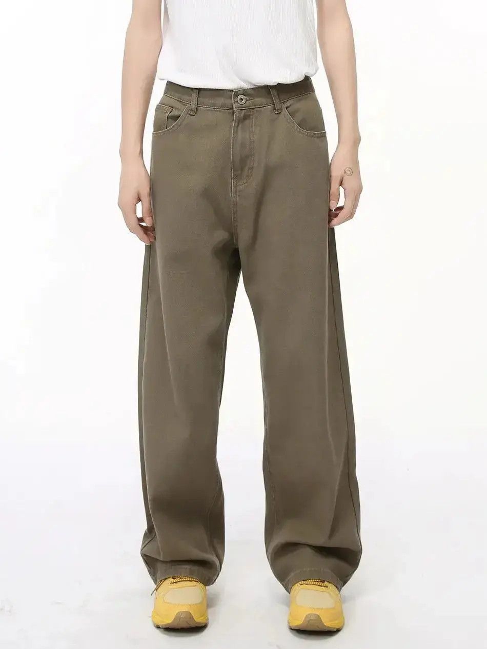 Japanese Brand Retro straight leg loose jeans Size US 32 / EU 48 - 3 Thumbnail