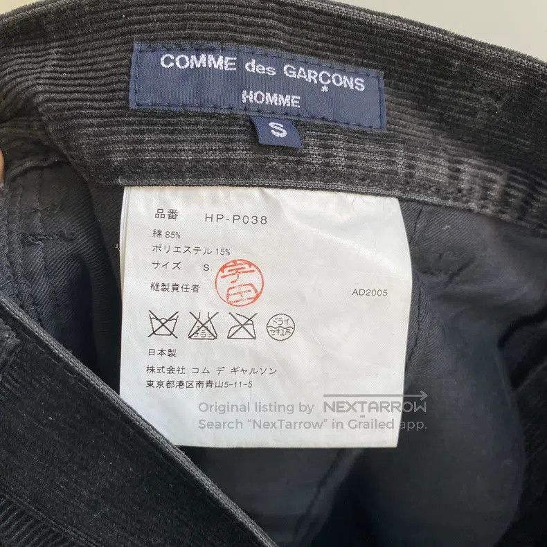 Comme des Garcons Comme des Garcons size S Corduroy Cargo Zip Pants Size US 27 - 4 Thumbnail