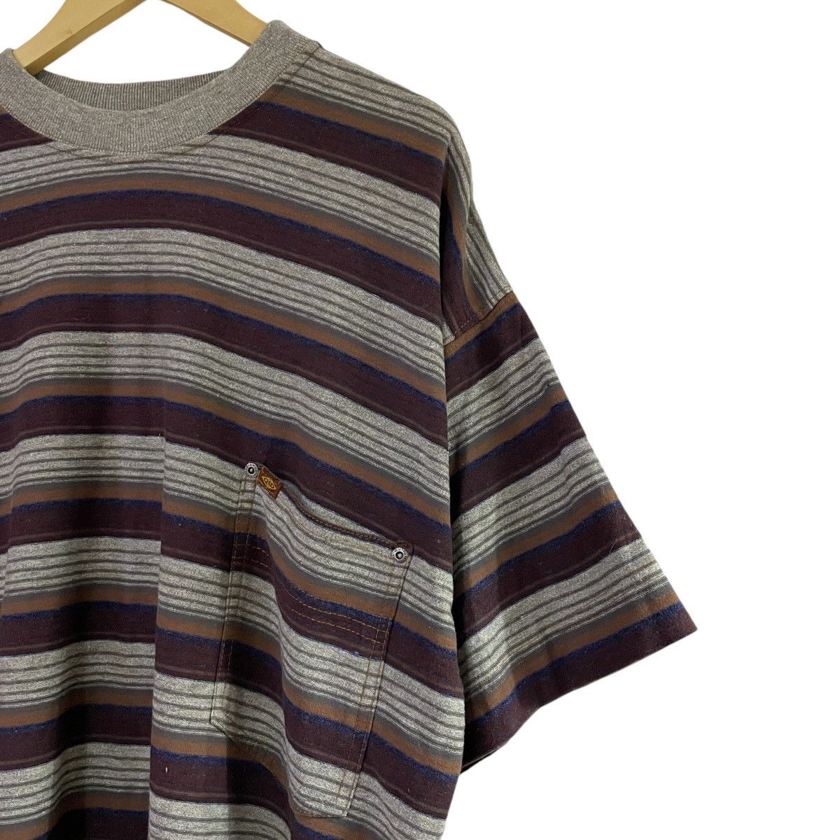 Quicksilver × Quiksilver Vintage 90’s Rare Surf Quicksilver QSB Stripe Single Pocket Size US XL / EU 56 / 4 - 5 Thumbnail