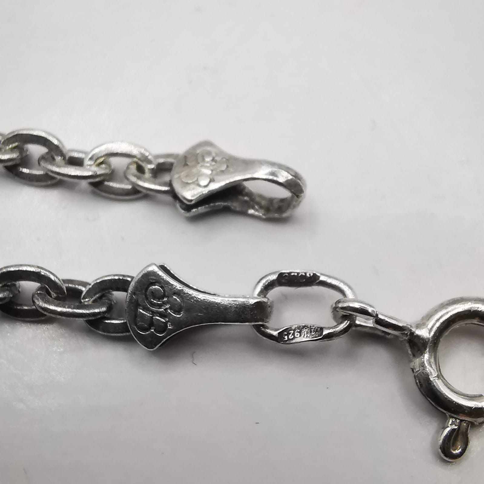 Sterling Silver Vintage Chain Necklece,925 Sterling Silver,Signed , 11,65g Size ONE SIZE - 5 Thumbnail