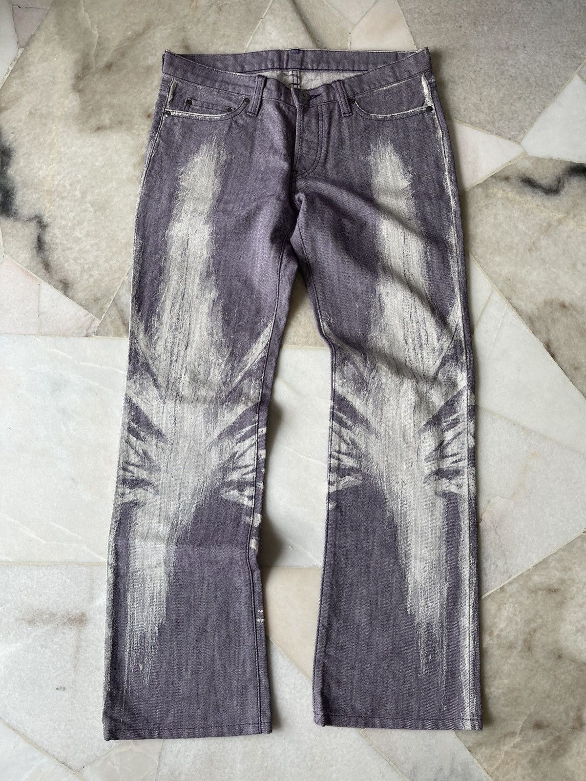 Issey Miyake 2007 Issey Miyake APOC Galaxy Jeans Size US 32 / EU 48 - 2 Thumbnail