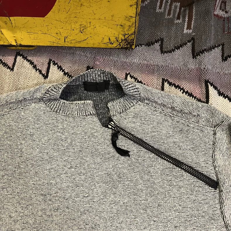 Yohji Yamamoto Yohji Yamamoto Zip Sweater 2504-Nextarrow Size US L / EU 52-54 / 3 - 2 Thumbnail