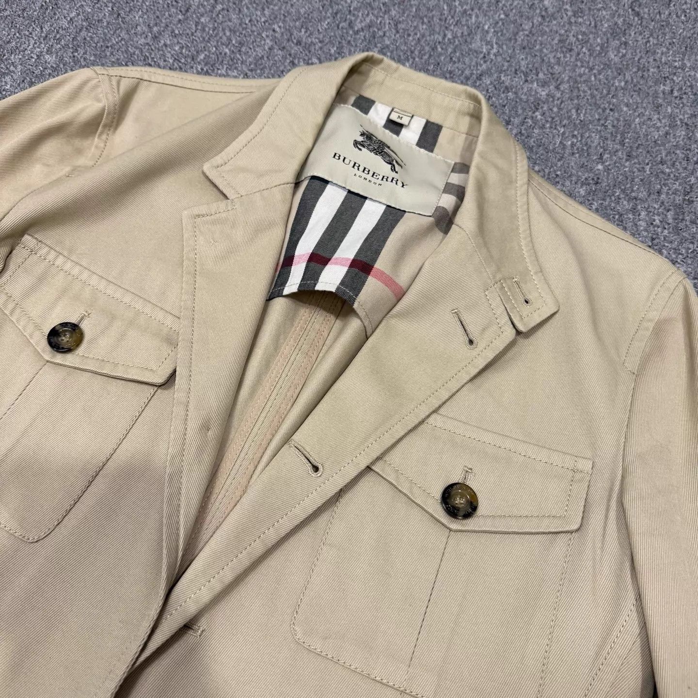 Burberry Burberry Khaki Jacket M 95 New Size US M / EU 48-50 / 2 - 3 Thumbnail