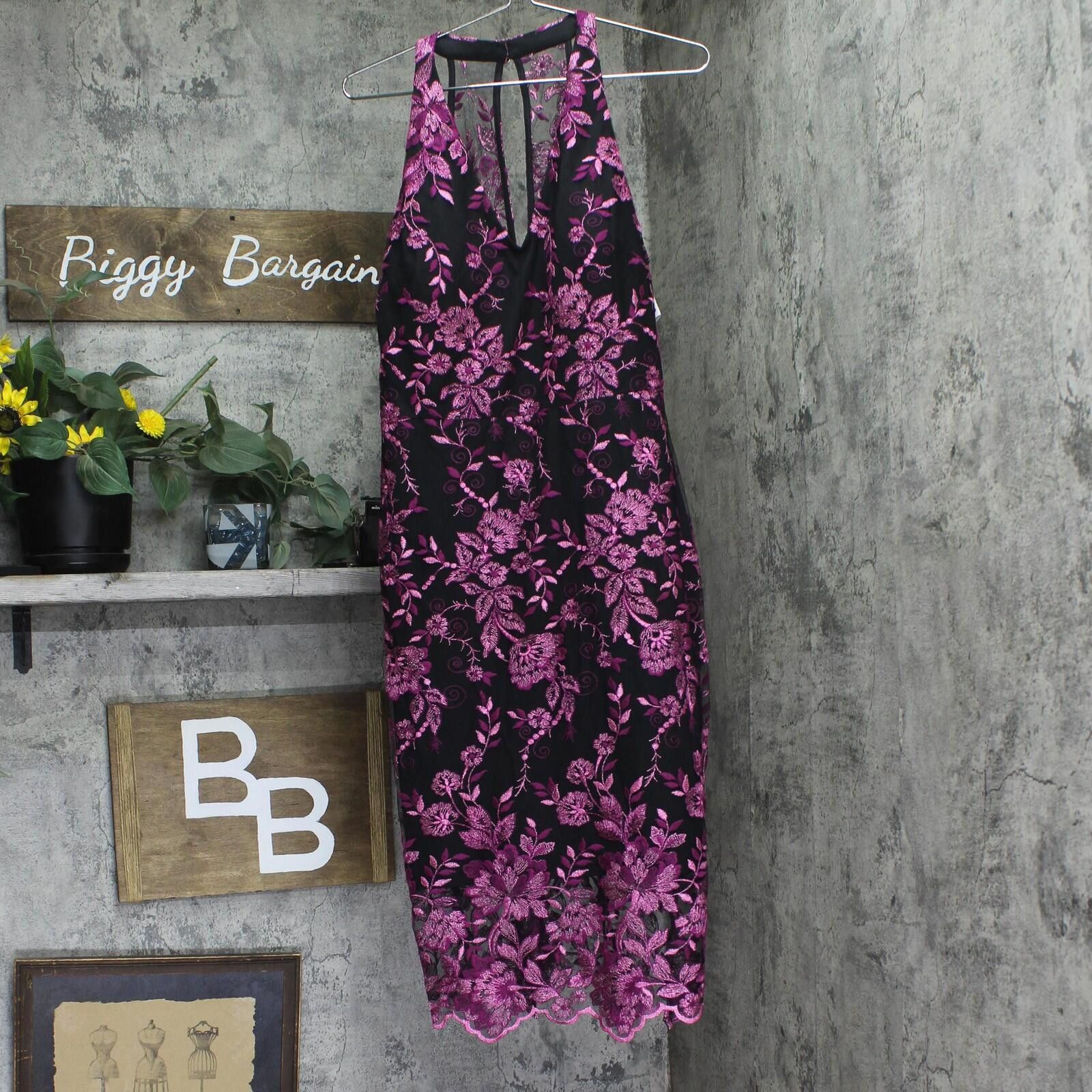 Signal Sport Nwt Siena Sleeve Dress Satp1126 Fuchsia Pink / Black 12 Size XL / US 12-14 / IT 48-50 - 1 Thumbnail