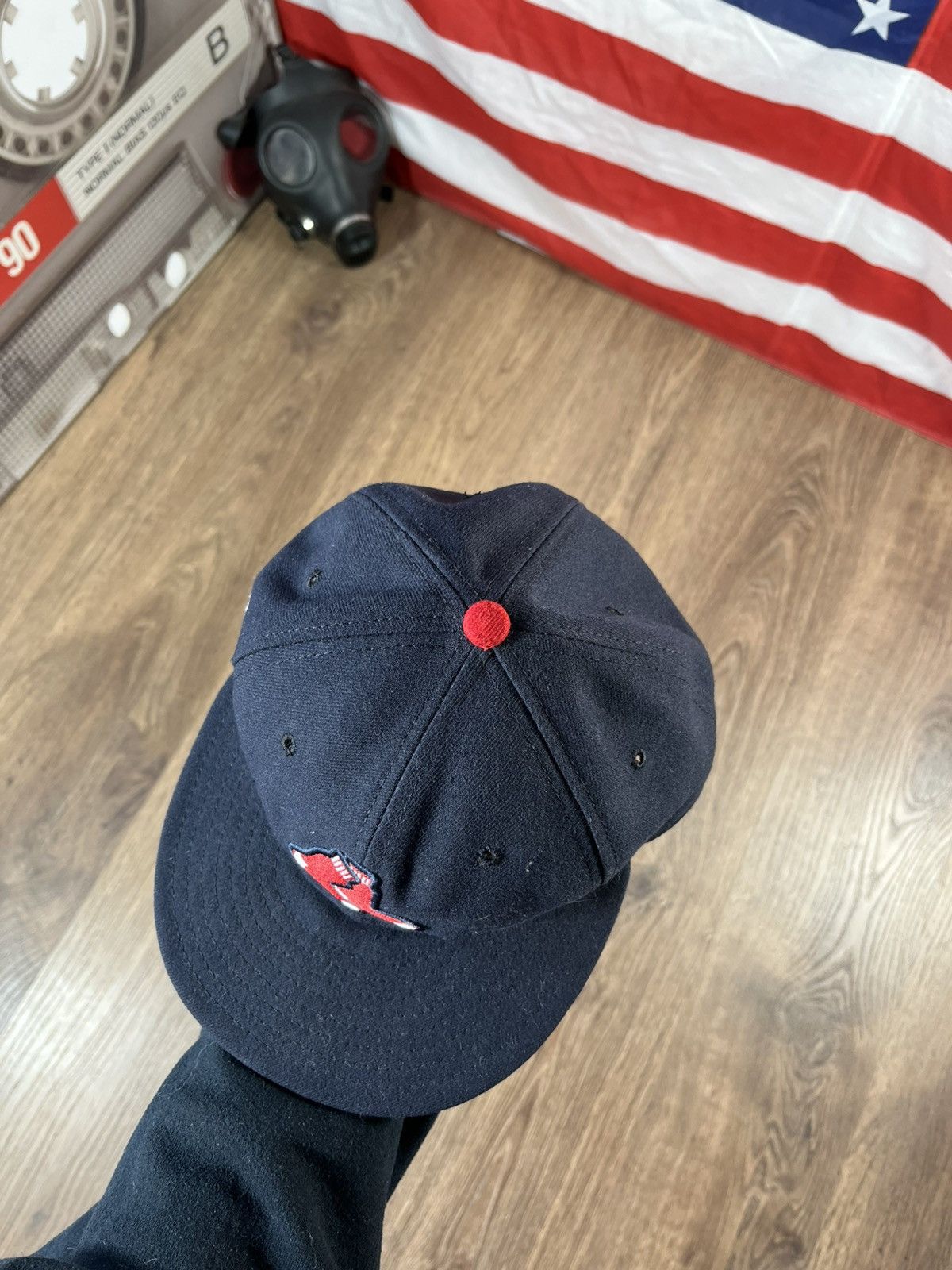 Vintage Boston Red Sox New Era Cap Size 7 1/8 Size ONE SIZE - 5 Thumbnail