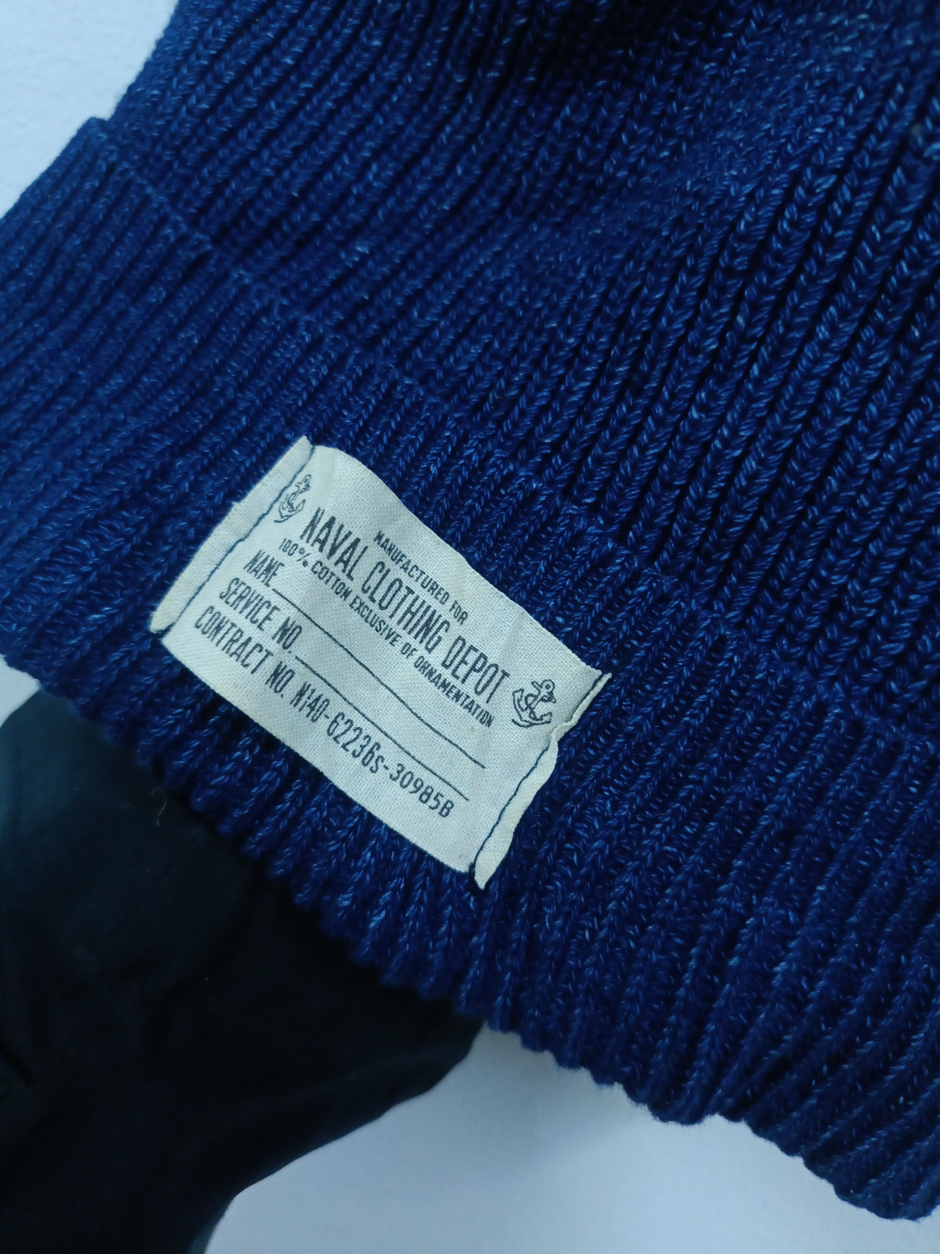 Pherrow's PHERROW'S NAVAL WATCH CAP IN INDIGO Size ONE SIZE - 5 Thumbnail