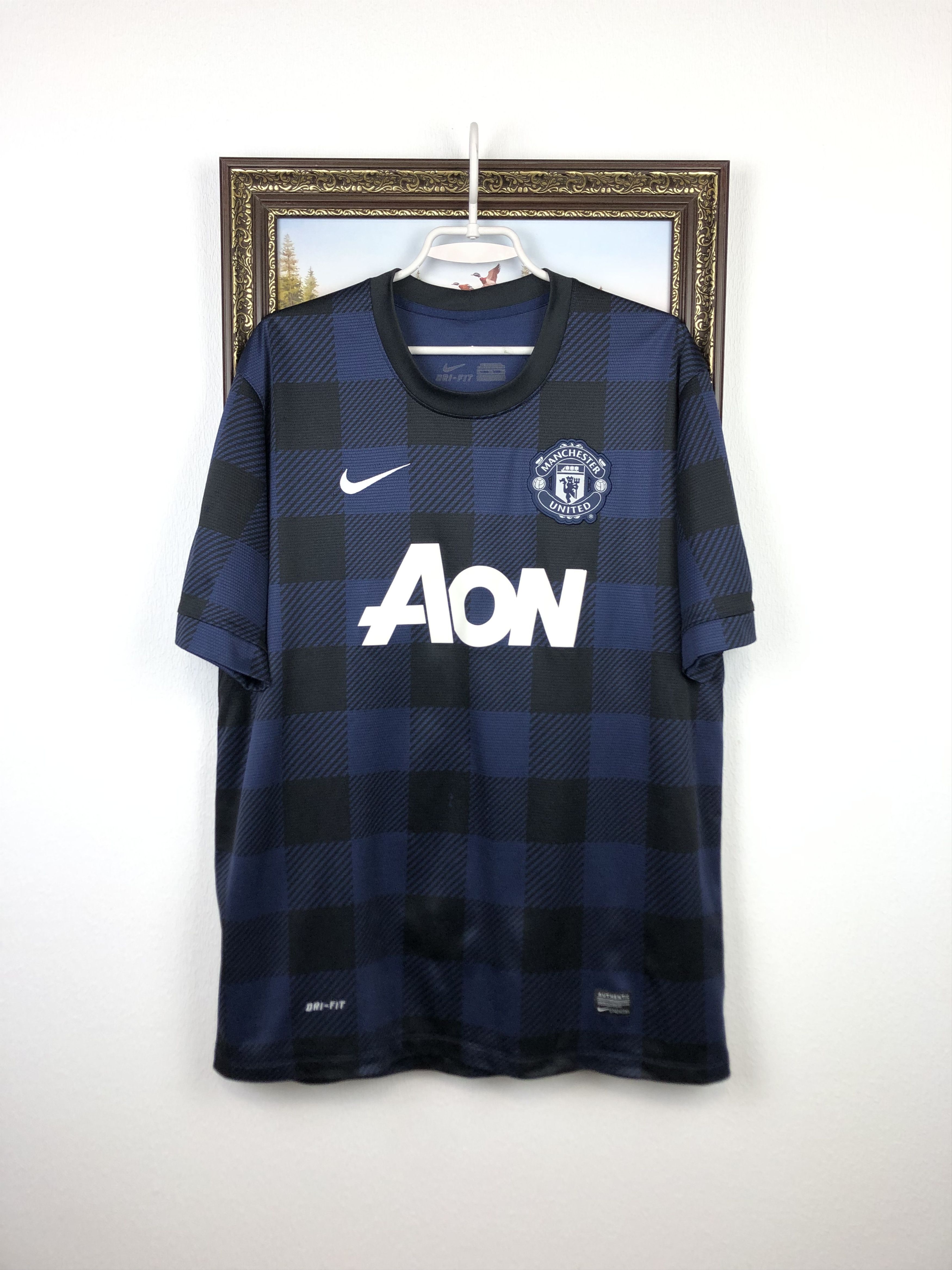 Nike × Vintage Manchester United football shirt 2013 Soccer Nike Jersey Size US XL / EU 56 / 4 - 1 Thumbnail